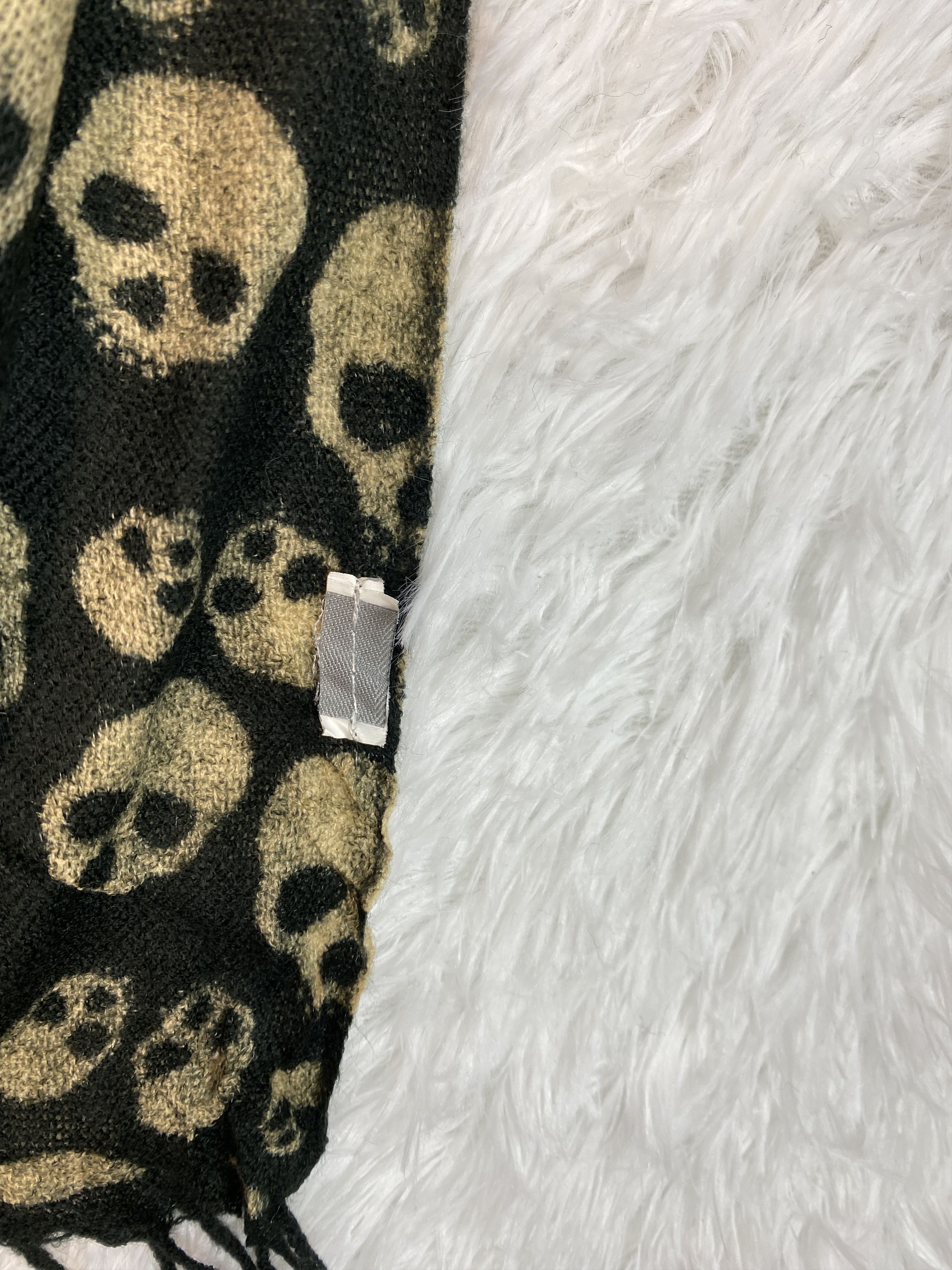 Vintage Vintage Skulls Scarf / Muffler Neckwear PM0171 Size ONE SIZE - 6 Thumbnail