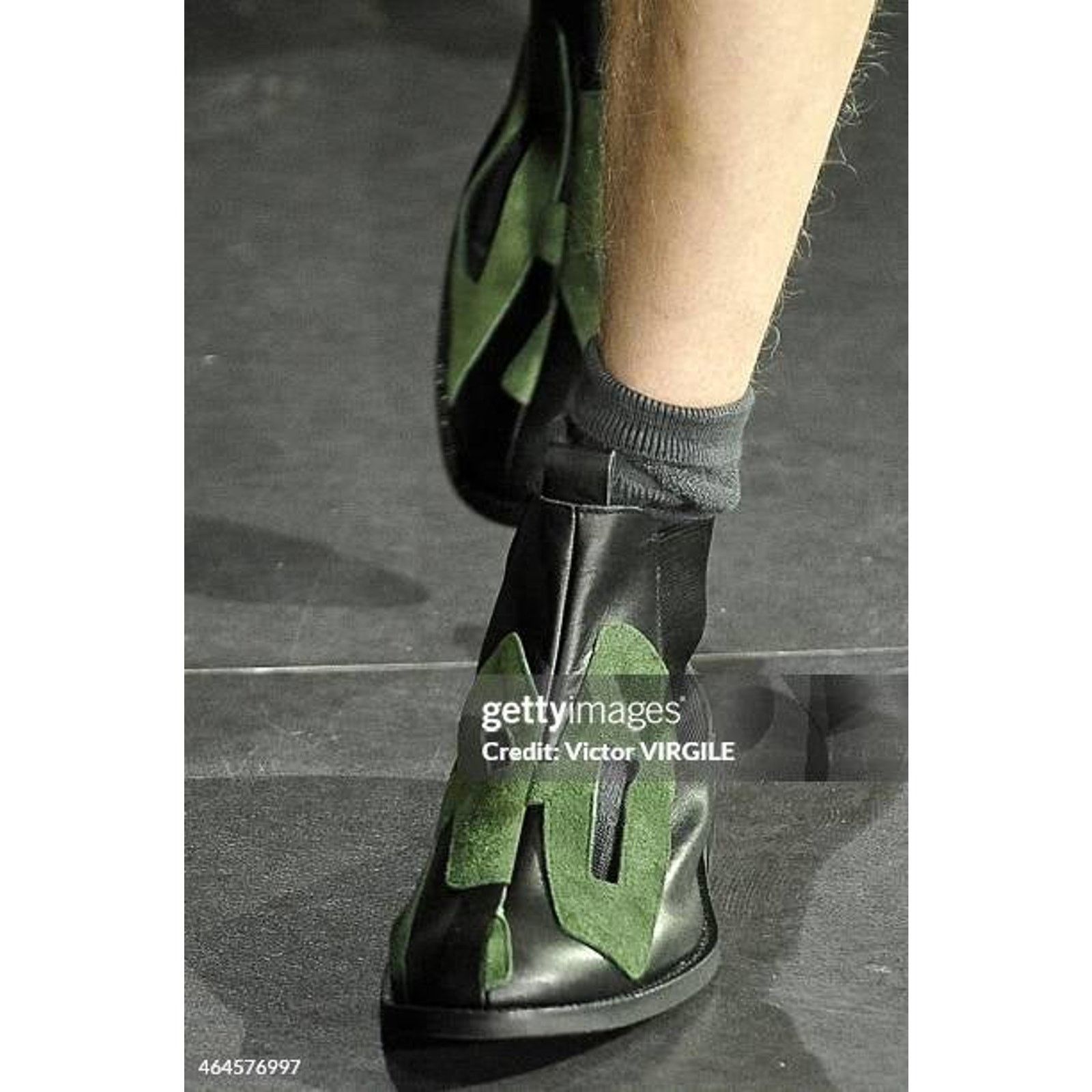 Comme des Garcons A/W2015 Comme des Garçons runway cut-out leather boots Size US 12 / IT 42 - 2 Thumbnail