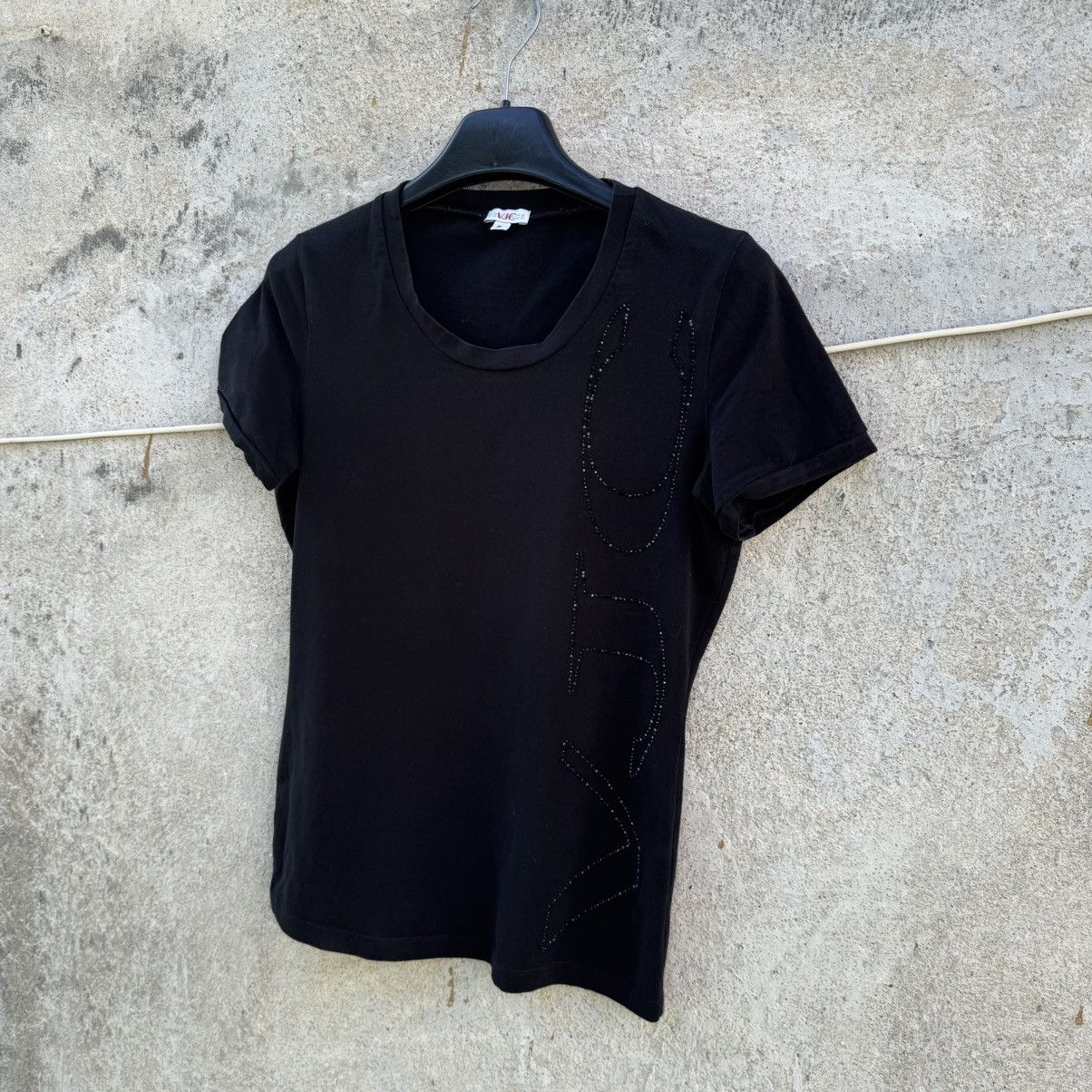 Versace Jeans Couture Y2K Versace Jeans Rhinestones Archive Top Slay Fit 90s Size S / US 4 / IT 40 - 6 Thumbnail