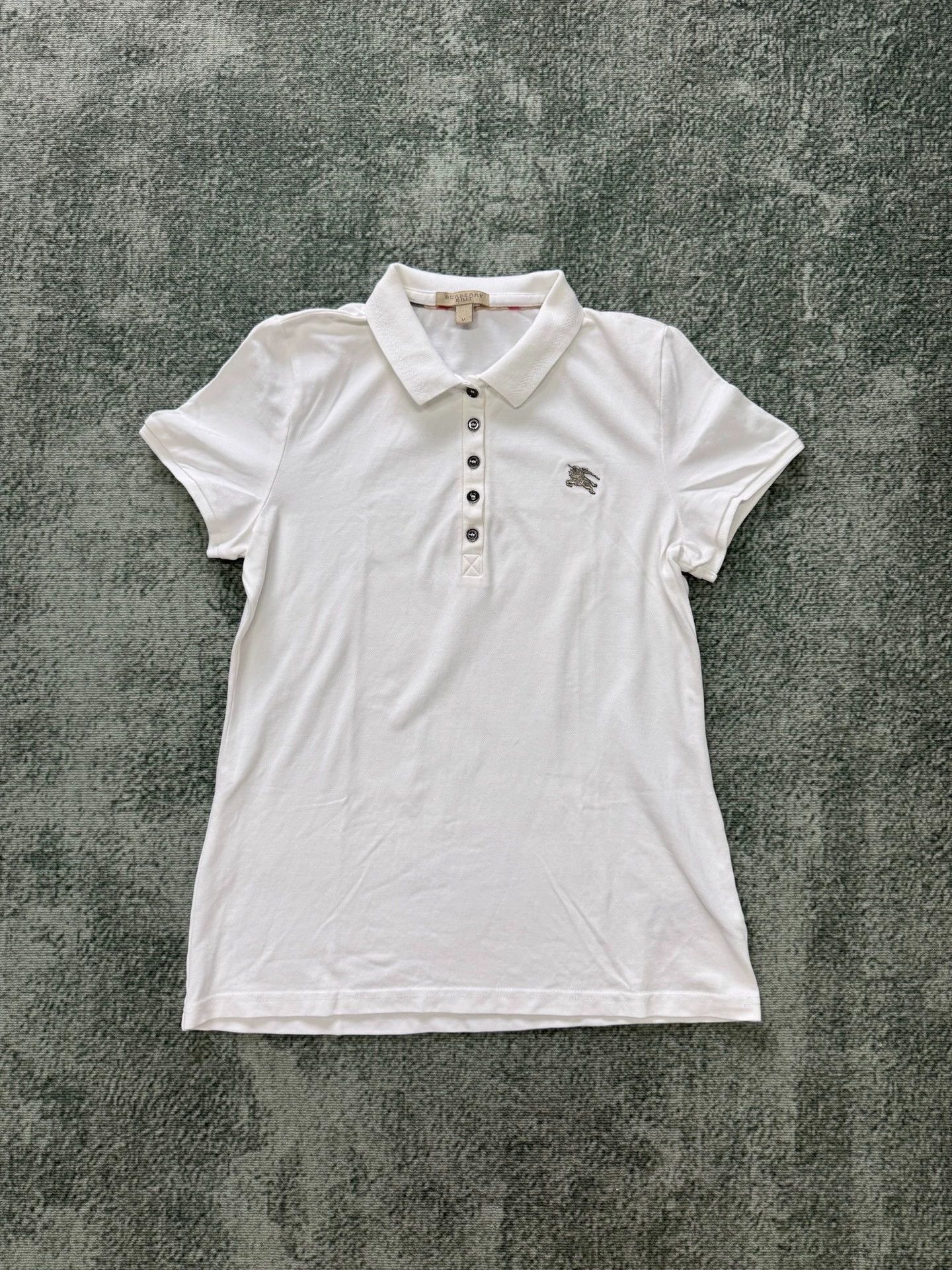 Burberry Burberry Equestrian Logo Polo Shirt Size US M / EU 48-50 / 2 - 1 Thumbnail
