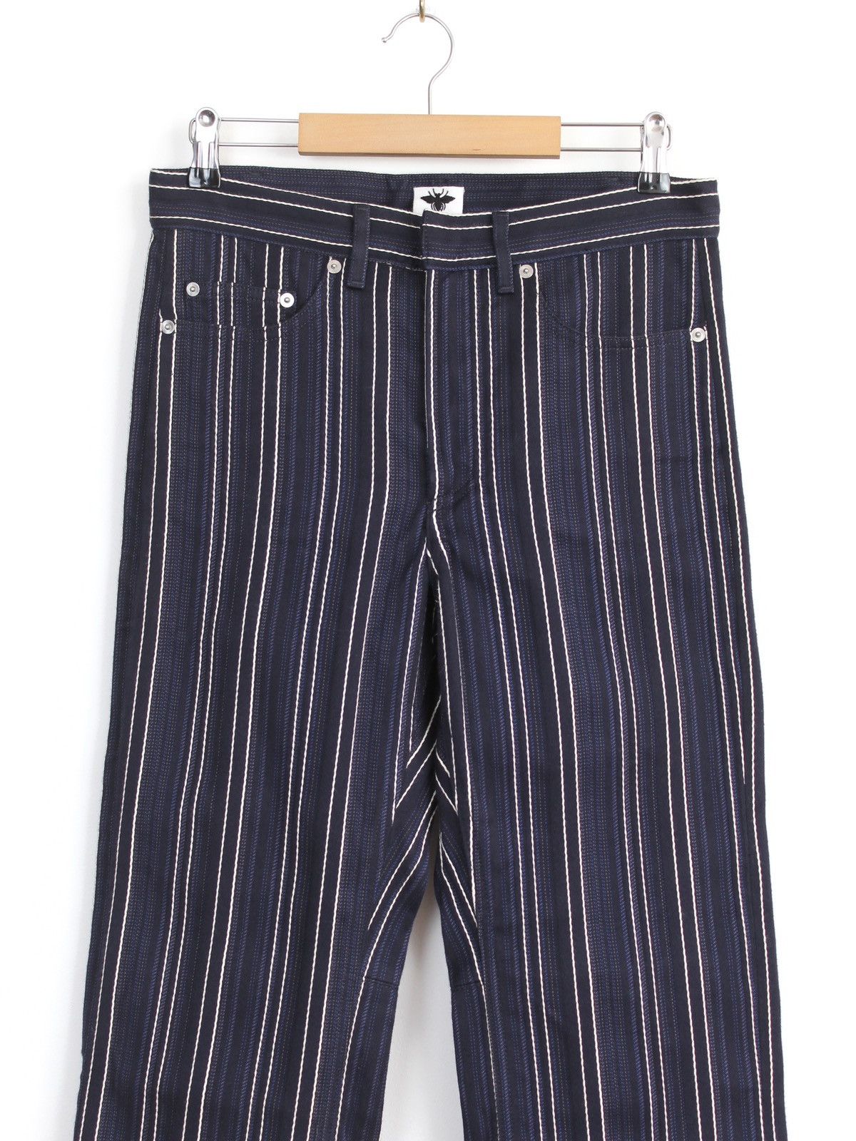 Dior Christian Dior 2019 Navy Striped Cropped Pants Size 27" / US 4 / IT 40 - 3 Thumbnail