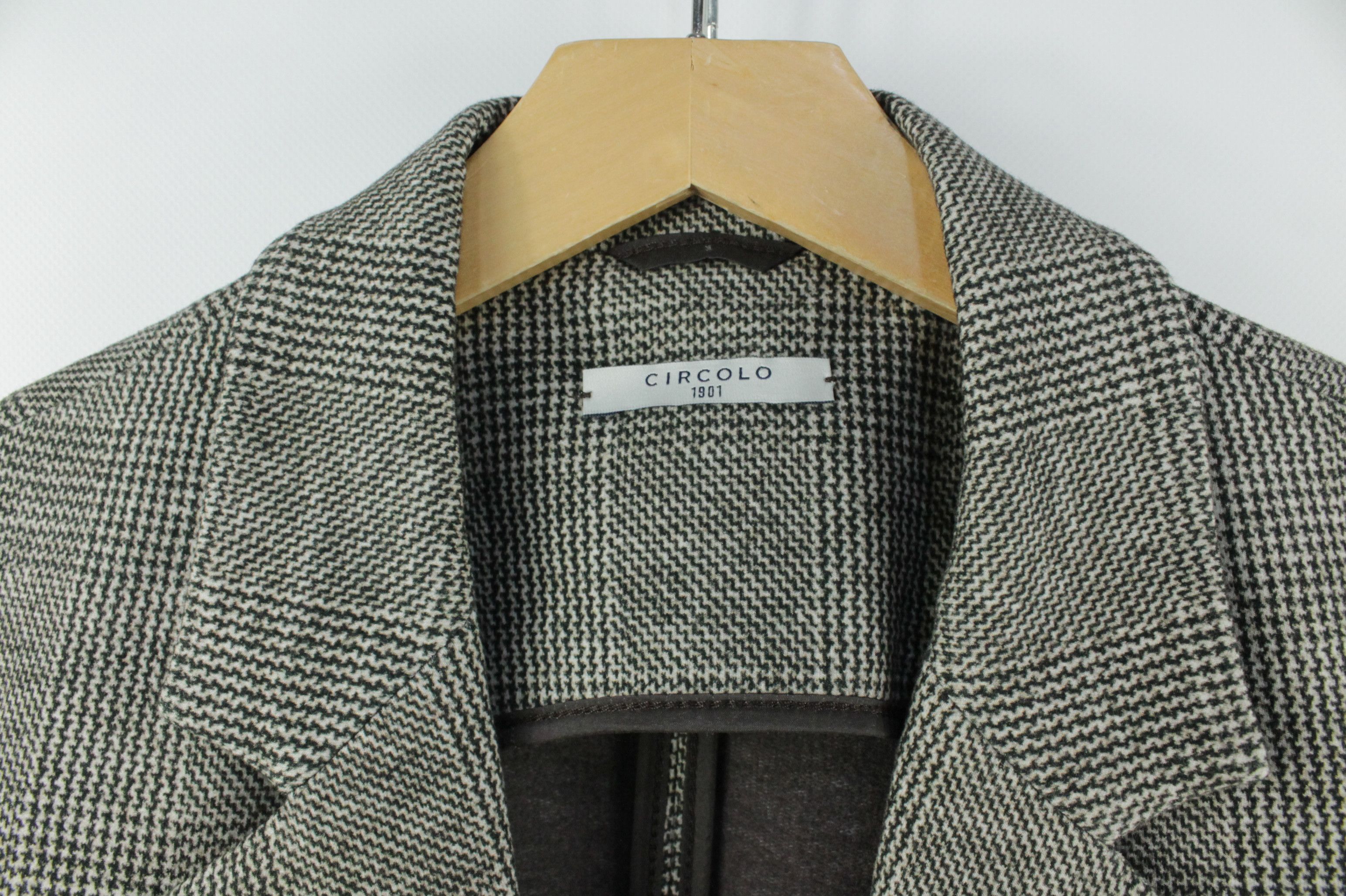 Circolo 1901 Circolo 1901 Soft Stretch Cotton Plaid Blazer Jacket Women's Size M / US 6-8 / IT 42-44 - 3 Thumbnail