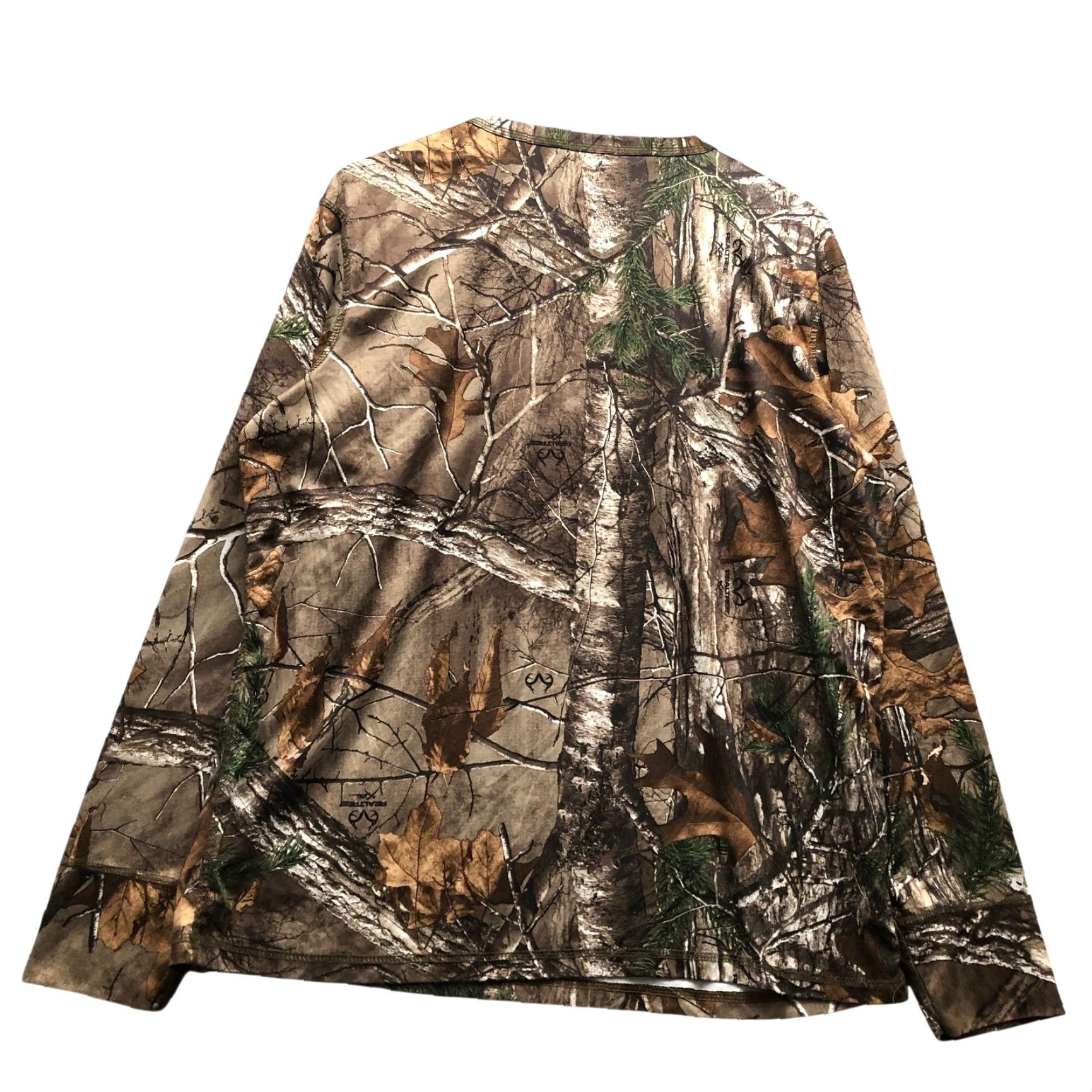 Realtree Realtree Camouflage Long Sleeve T-Shirt Mens XL Camouflage Hunting 100% Polyester Size US XL / EU 56 / 4 - 4 Thumbnail
