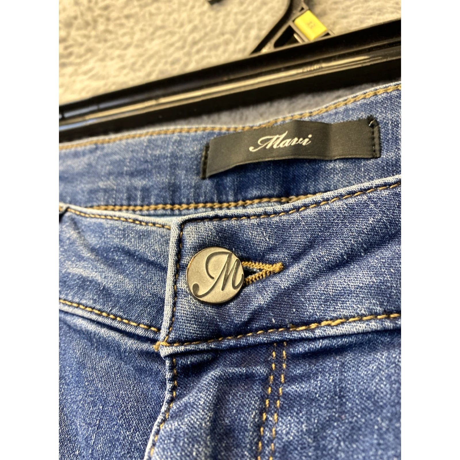 Vintage Mavi Jeans Women’s Jeans Slim 31x28 Blue Trimmed Hem Womens Size 24" / US 00 / IT 34 - 2 Thumbnail