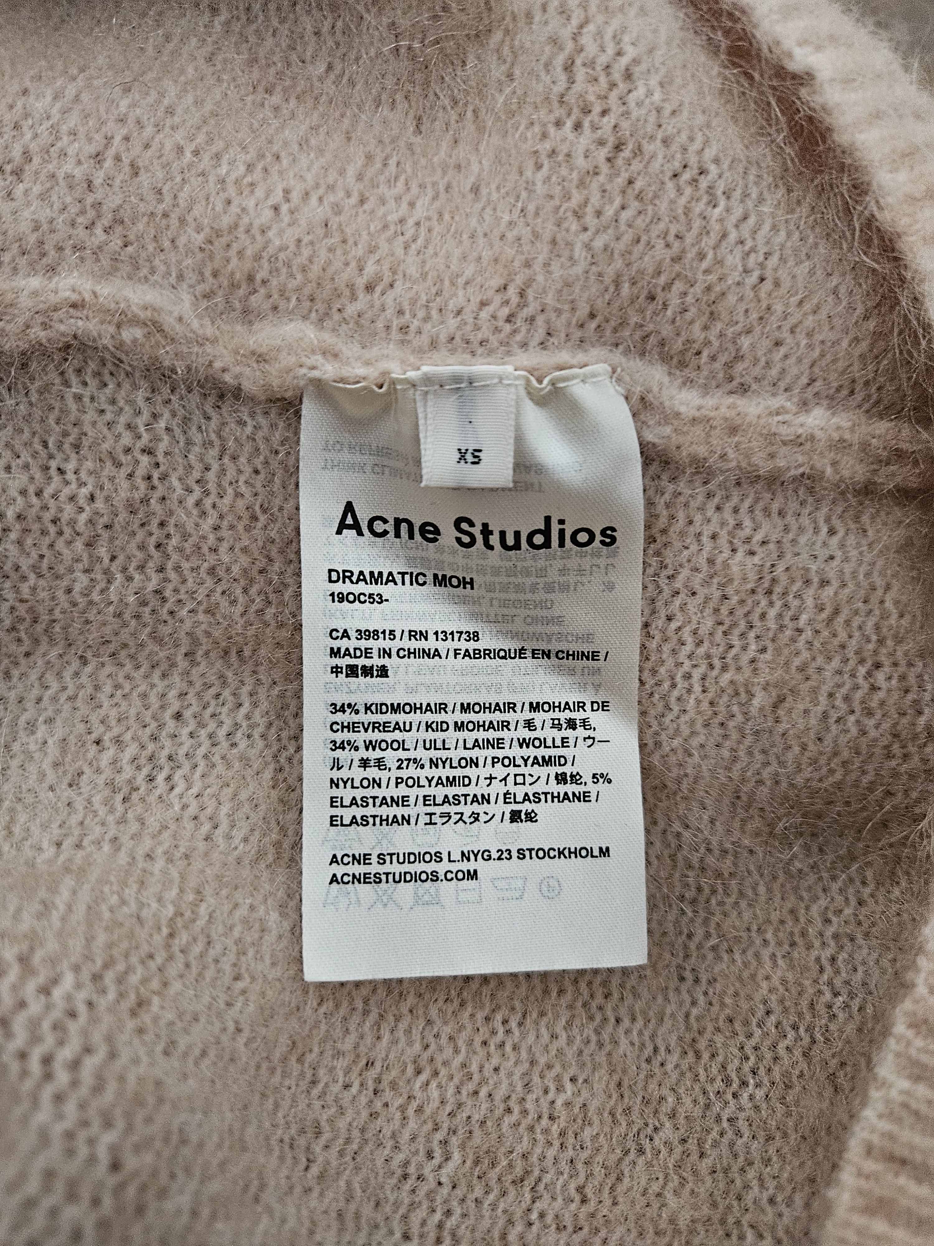 Acne Studios Acne Studios dramatic moh fuzzy mohair knit sweater Size US XS / EU 42 / 0 - 12 Thumbnail
