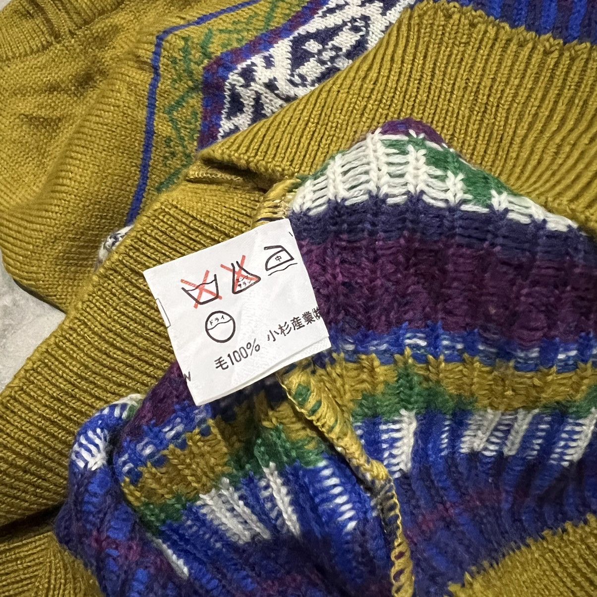 Kenzo 1990s Kenzo Golf Navajo Vest Wool Knit Size M / US 6-8 / IT 42-44 - 8 Thumbnail