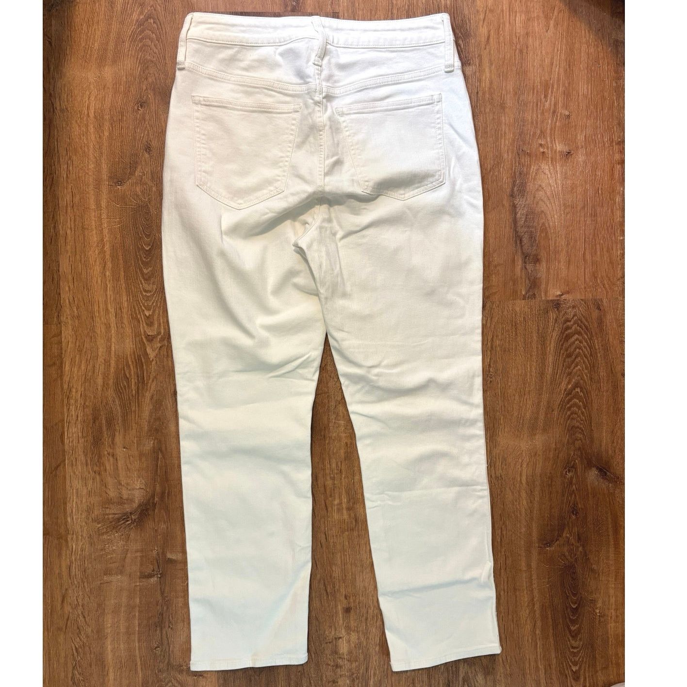 J.Crew NWT J.Crew Curvy Vintage Straight Jean White Wash Size 31 Size 31" - 7 Thumbnail