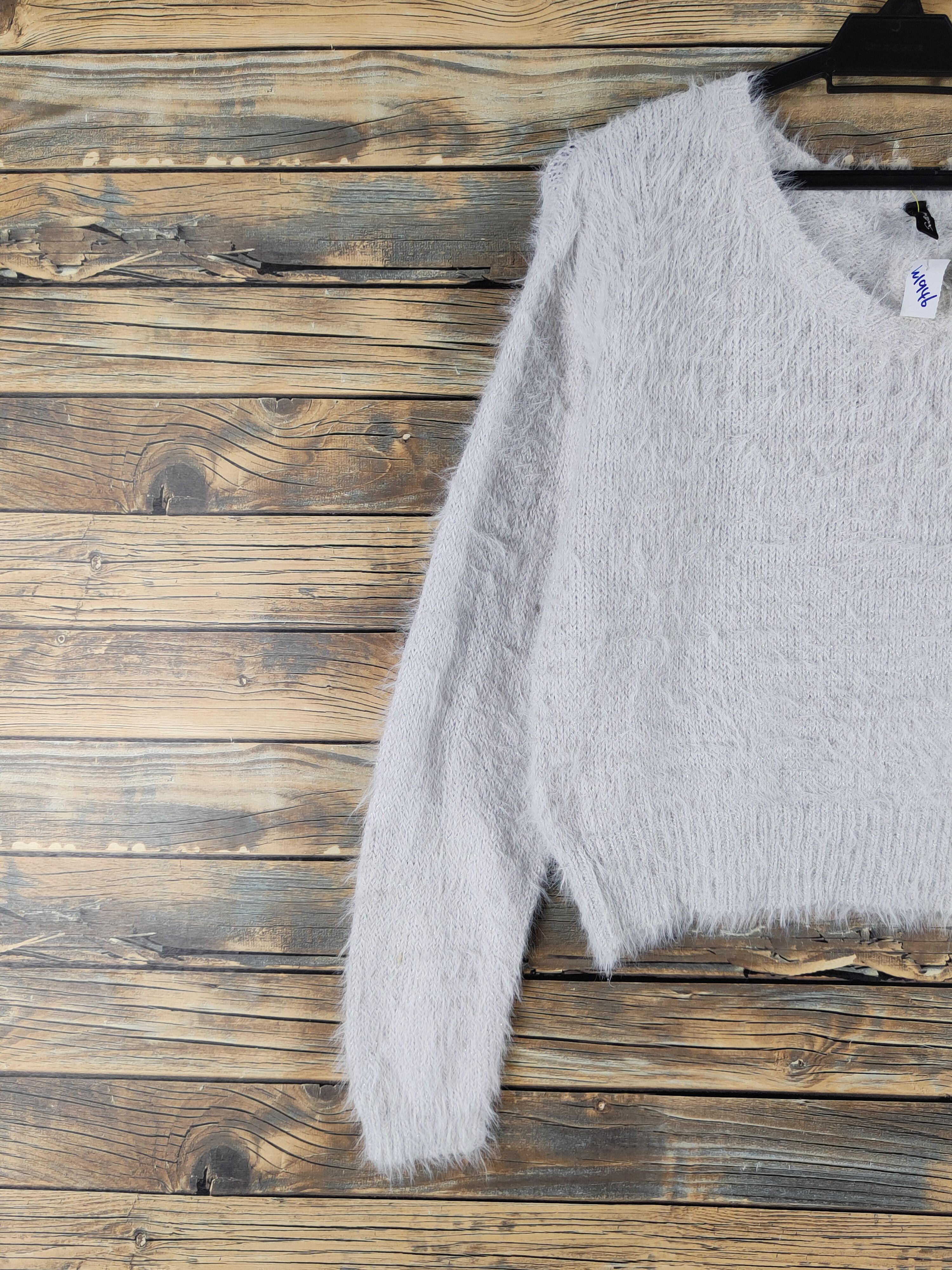 Japanese Brand Saltarse Gray Shag Shaggy Fur Mohair Knitwear #W1946 Size S / US 4 / IT 40 - 3 Thumbnail