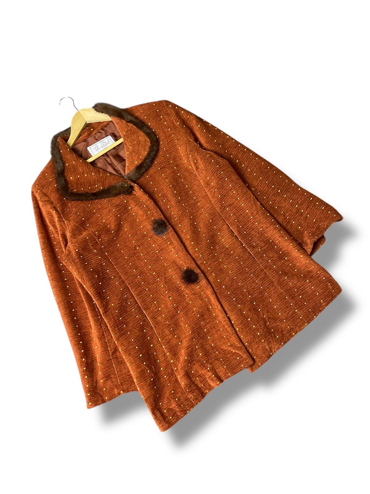 Japanese Brand × Vintage Bowbell Brand Designer Velvet Jacket (64) Size US S / EU 44-46 / 1 - 4 Thumbnail