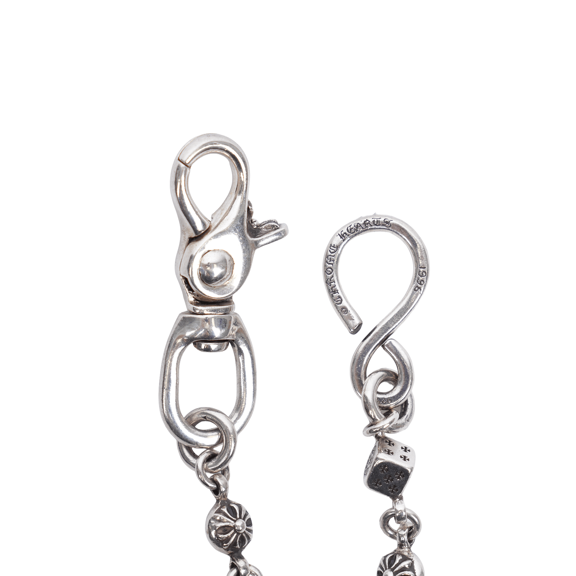 Chrome Hearts Chrome Hearts Dice Wallet Chain Extra Long 26 Link Size ONE SIZE - 3 Thumbnail