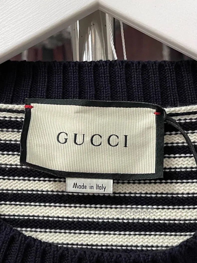 Gucci Gucci Full logo sweater Size US L / EU 52-54 / 3 - 5 Thumbnail