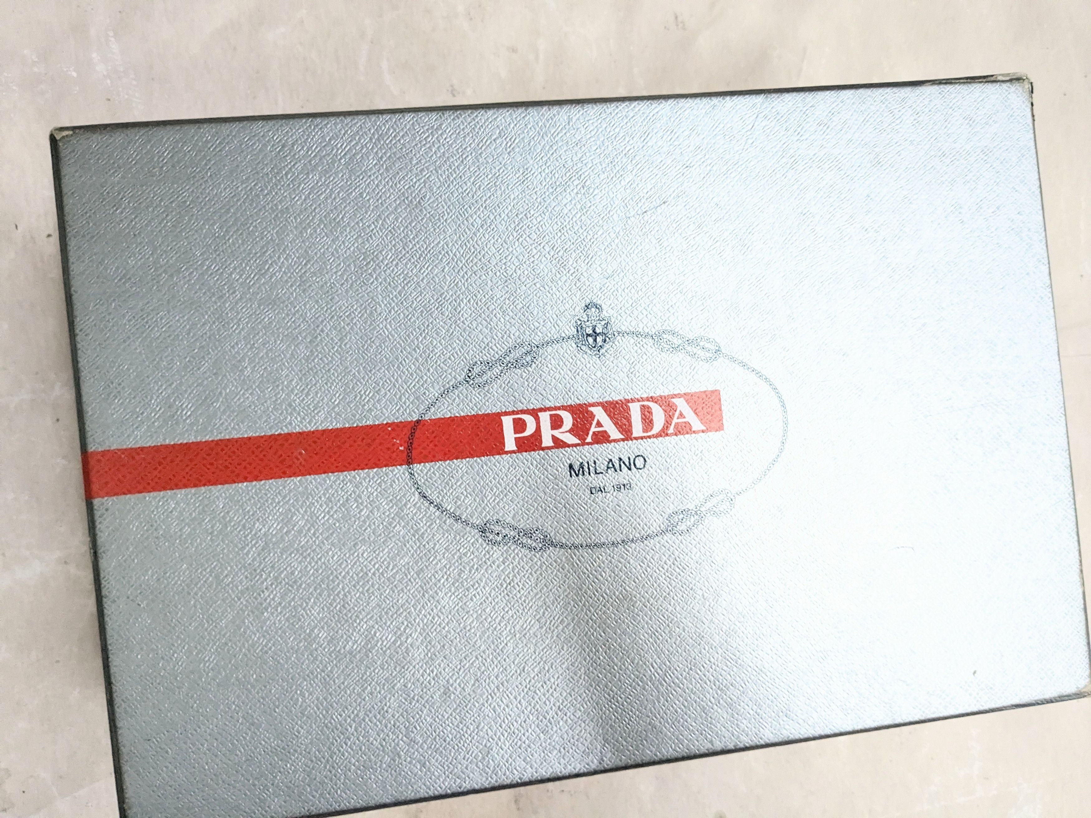 Prada Prada America's Cup Black Red 7.5 Leather Low Tops Size US 7.5 / EU 40-41 - 15 Thumbnail