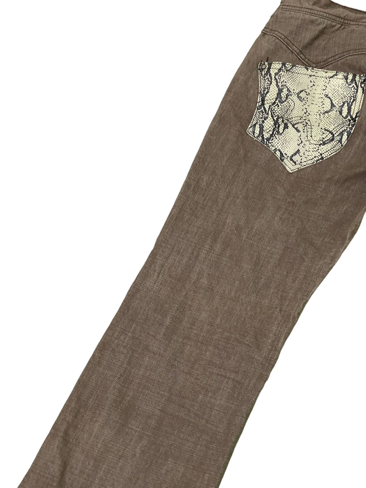 HIDEAWAYS Slim Jeans Nicole Club Python Distress 8🟦0 Size US 32 / EU 48 - 6 Thumbnail