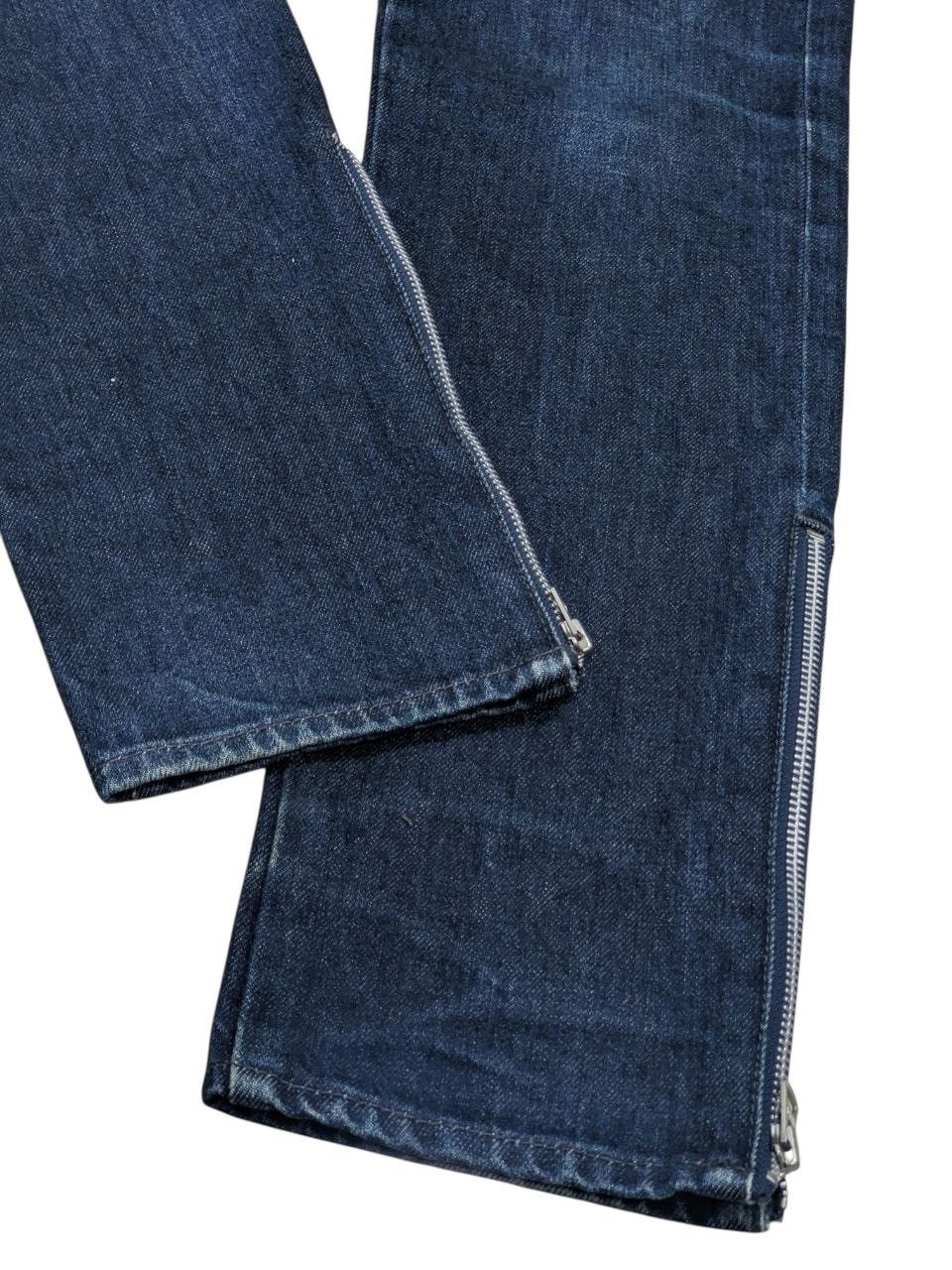 STUDIOUS STUDIOUS BLUE INDIGO DENIM PANT LOWER SIDE UNIVERSAL ZIPPER Size US 29 - 3 Thumbnail