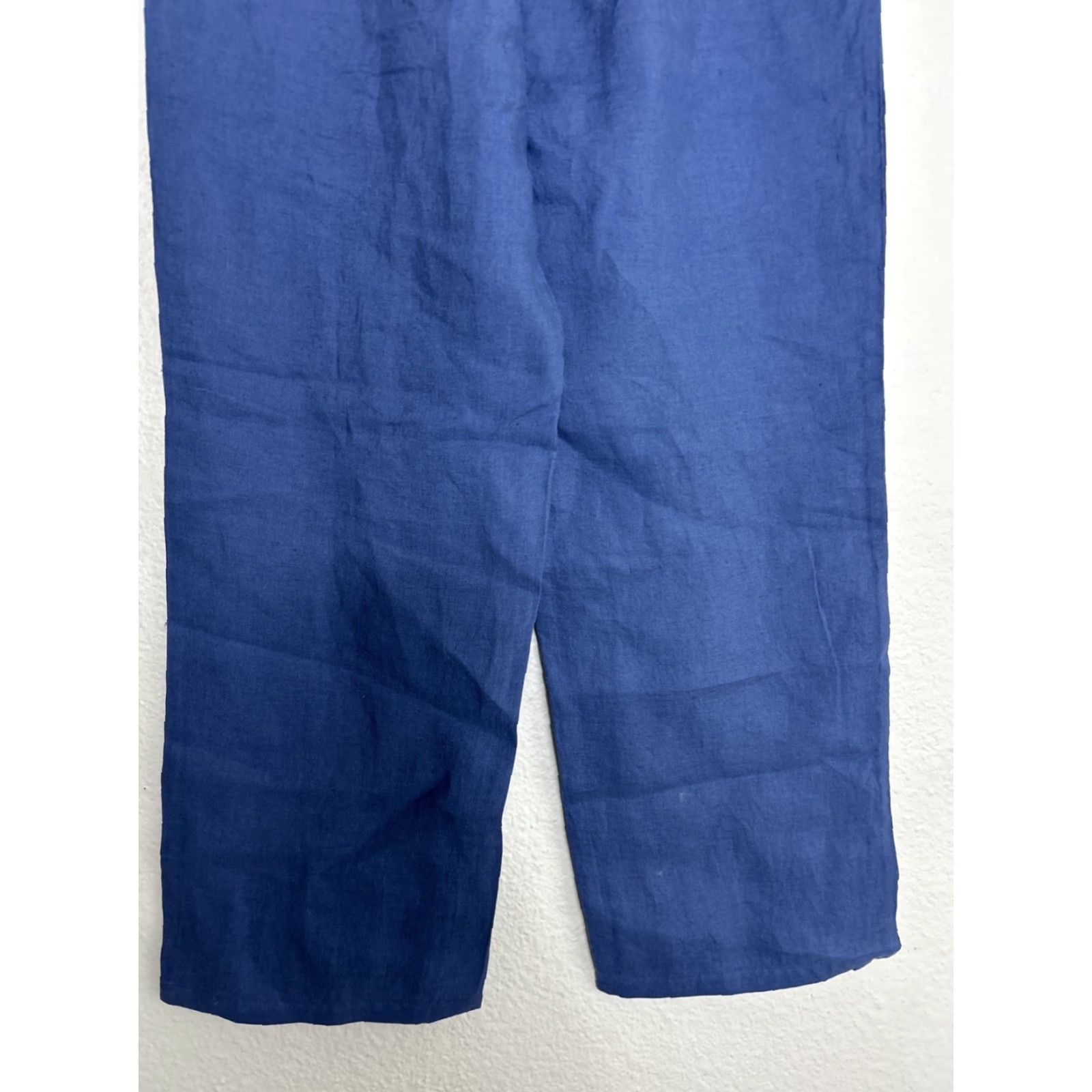 Vintage VINTAGE Serena And Lily Womens XS Linen Pants Blue 28x28 Size 26" / US 2 / IT 38 - 7 Thumbnail
