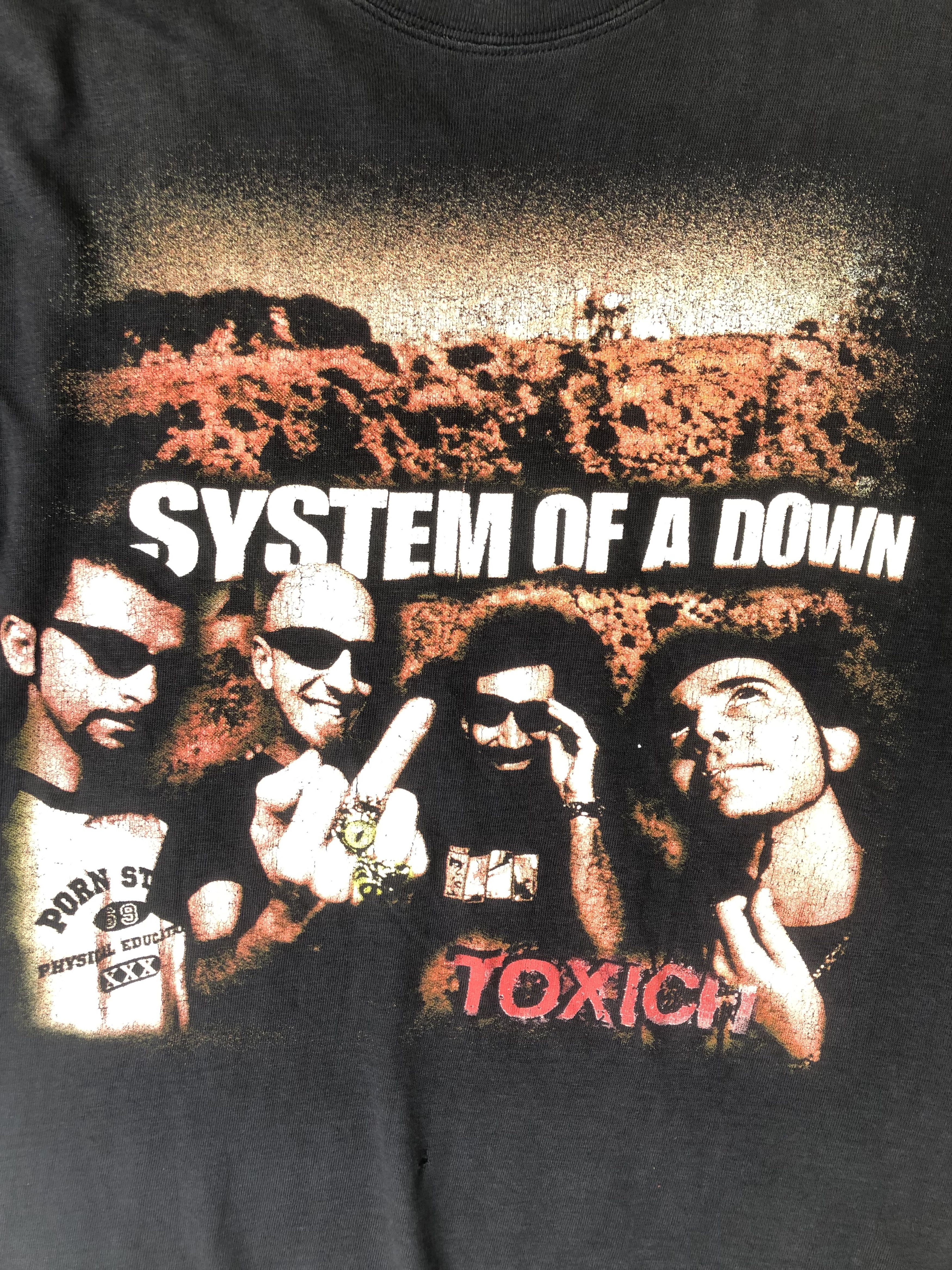 Band Tees Vintage SYSTEM OF A DOWN Rare Band Tee Size US L / EU 52-54 / 3 - 3 Thumbnail
