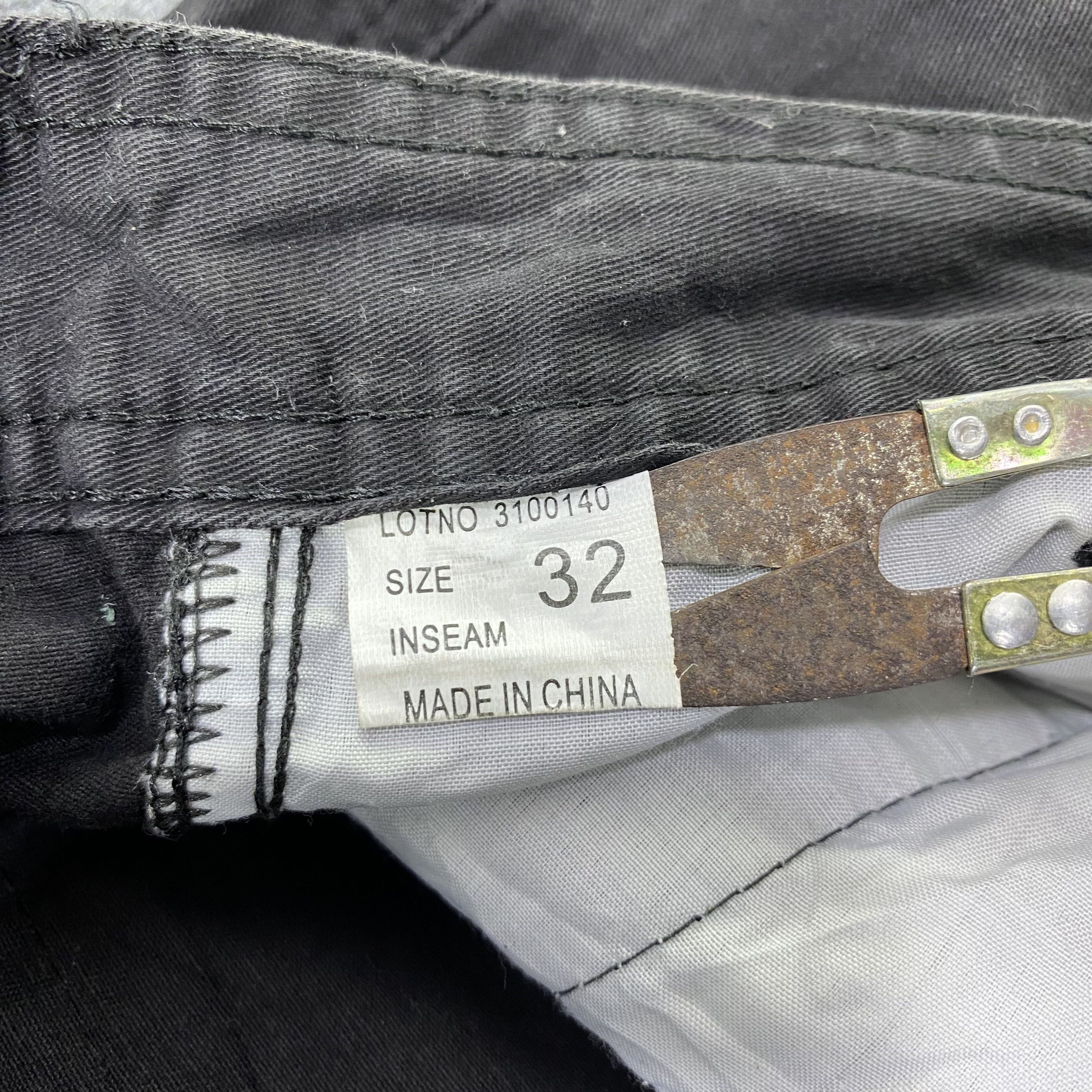 Cargo Black pants Multipocket -C010