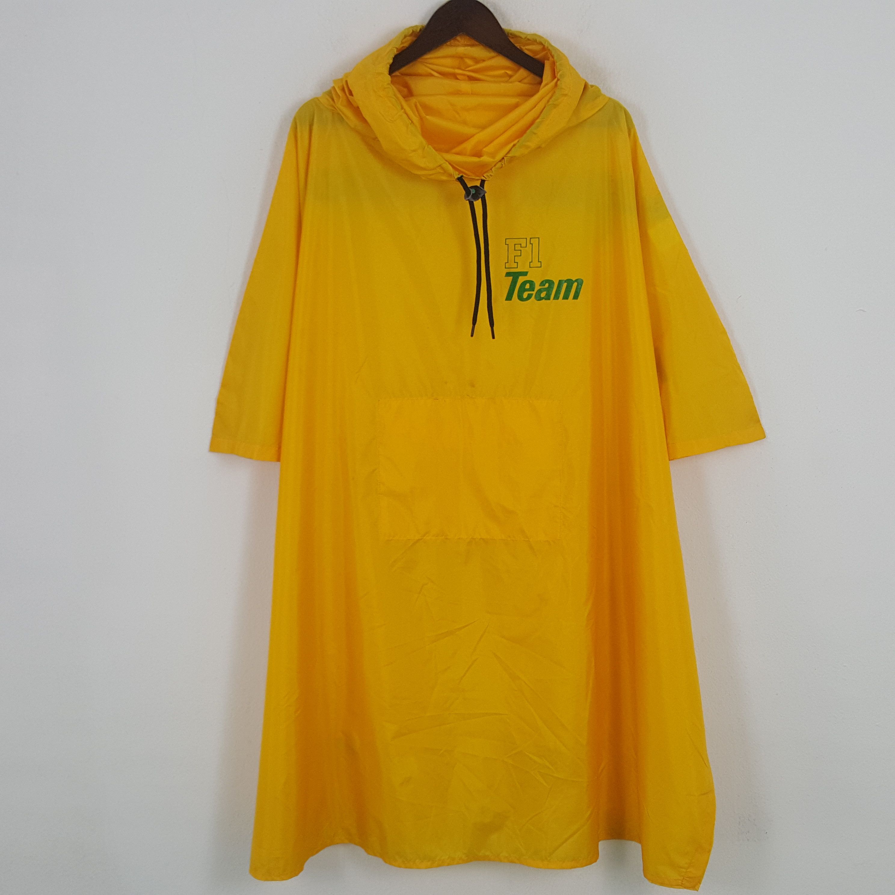 Benetton × Vintage Vintage Team Benetton Formula 1 Racing Rain Jacket Size US XL / EU 56 / 4 - 1 Thumbnail