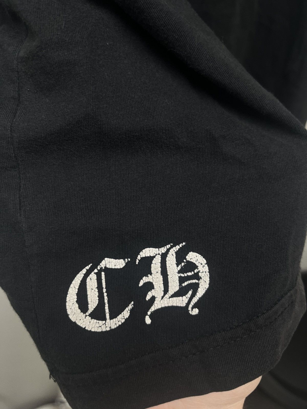 Chrome Hearts Vintage Chrome Hearts Fancy Star Logo Pocket Tshirt Size US L / EU 52-54 / 3 - 8 Thumbnail