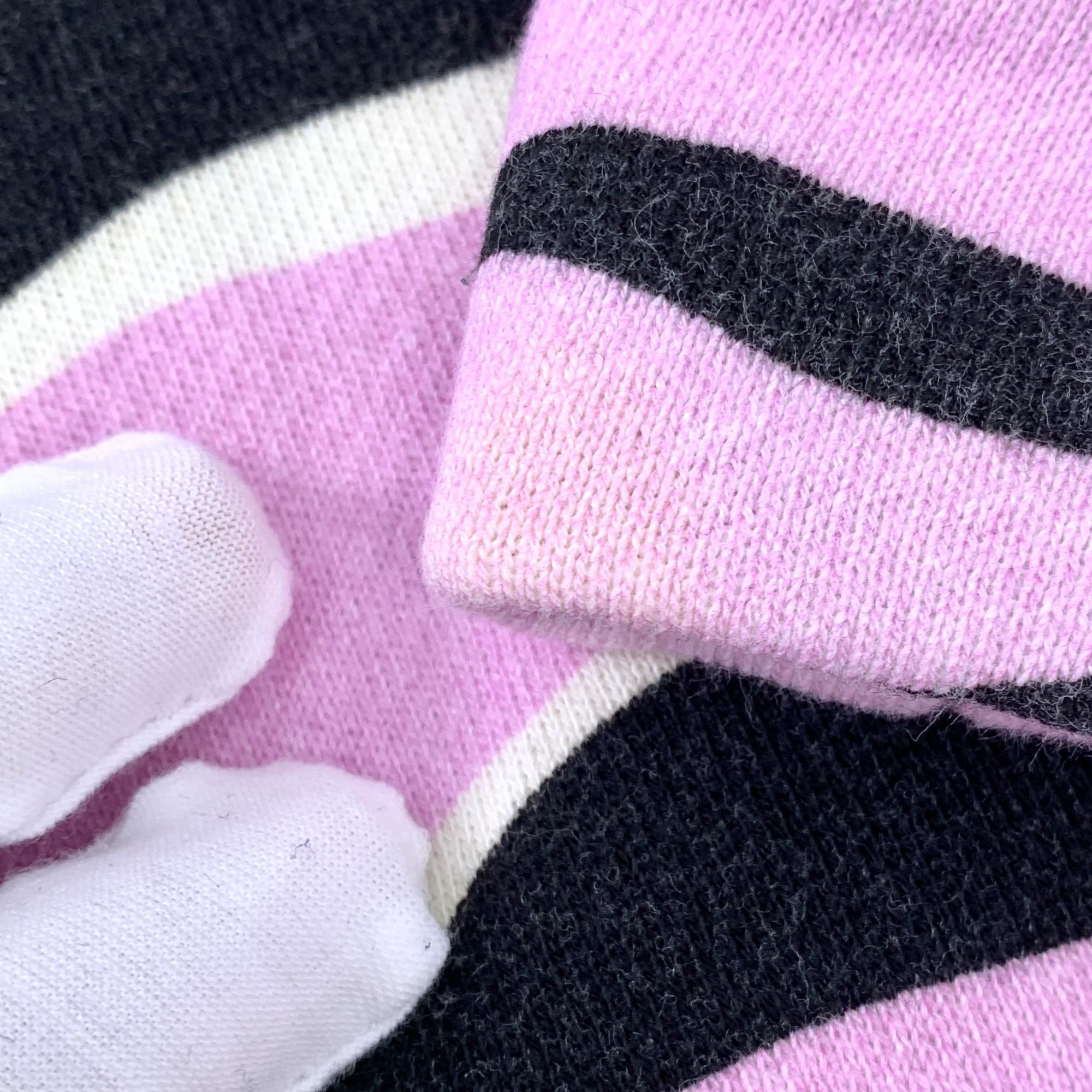 Gucci Gucci Tiger Print Pink & Black Striped Cotton Hoodie S Size S / US 4 / IT 40 - 3 Thumbnail