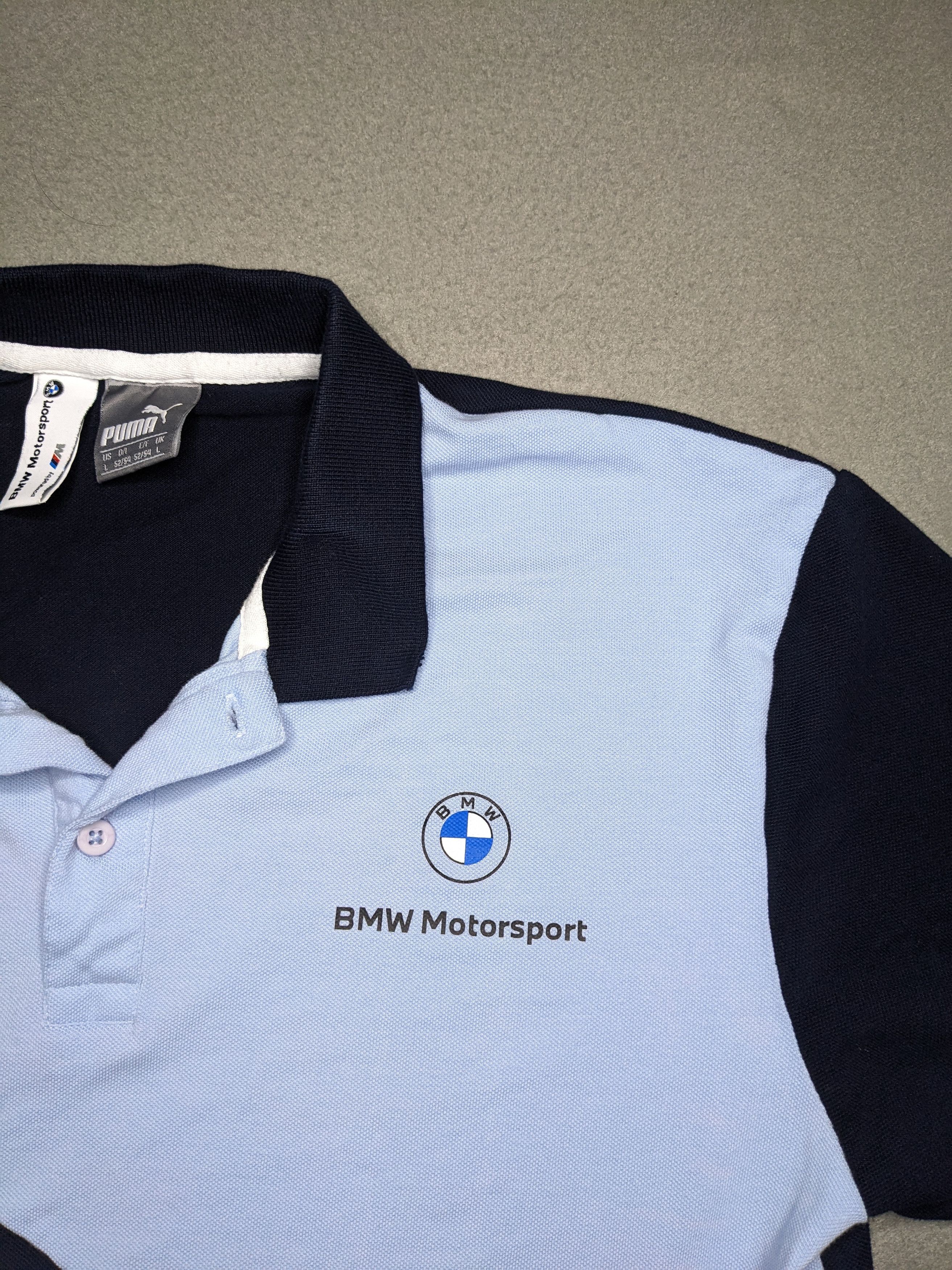 BMW × Puma Puma BMW M Motorsport Mens Colorblock Polo Shirt Size Large Size US L / EU 52-54 / 3 - 3 Thumbnail