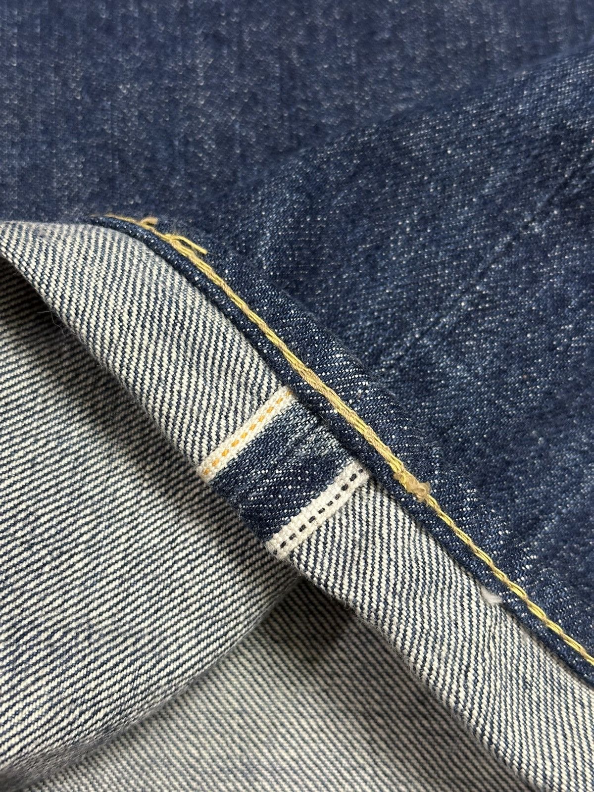 Evisu Vintage 80s Usa Evis Selvedge Faded Wash Style Baggy Jeans Size US 30 / EU 46 - 11 Thumbnail