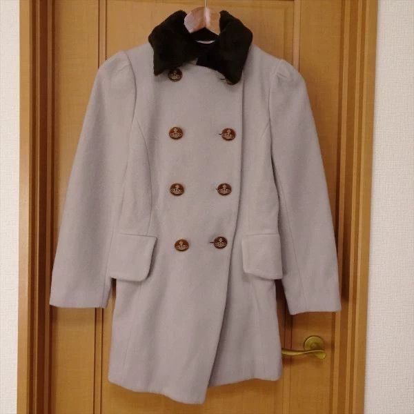 Vivienne Westwood Vivienne Westwood size1 Big-haired collar coat Size S / US 4 / IT 40 - 1 Thumbnail