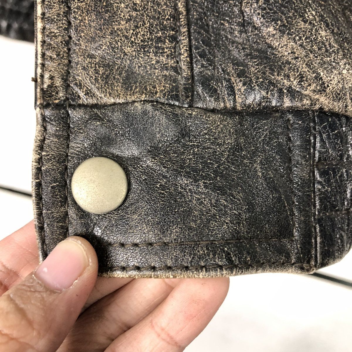 Japanese Brand 📌Vintage Genuine Leather Jacket Biker Wear Issey Miyake Size US M / EU 48-50 / 2 - 19 Thumbnail