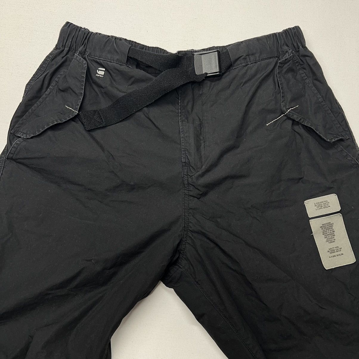 G-Star G Star Raw Pants Black Utility Relaxed Poplin Trainer Size US 31 - 7 Thumbnail