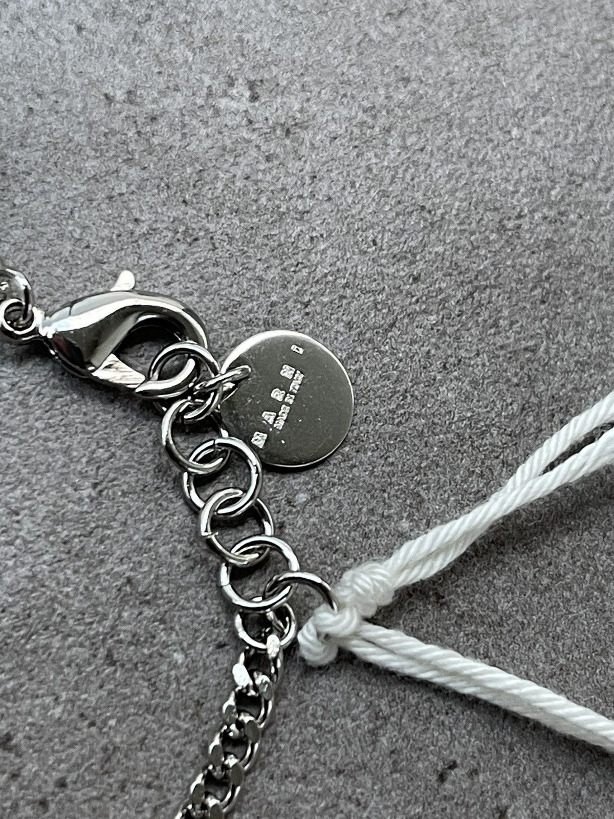 Marni !DS! FW22 Marni Silver Logo Bracelet Size ONE SIZE - 10 Thumbnail