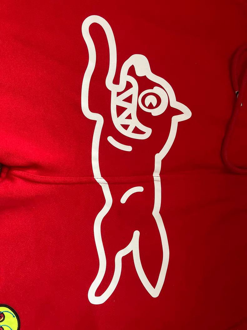 Billionaire Boys Club BBC ICE CREAM White & Red Flying Dog Sweatpants Size US 34 / EU 50 - 4 Thumbnail