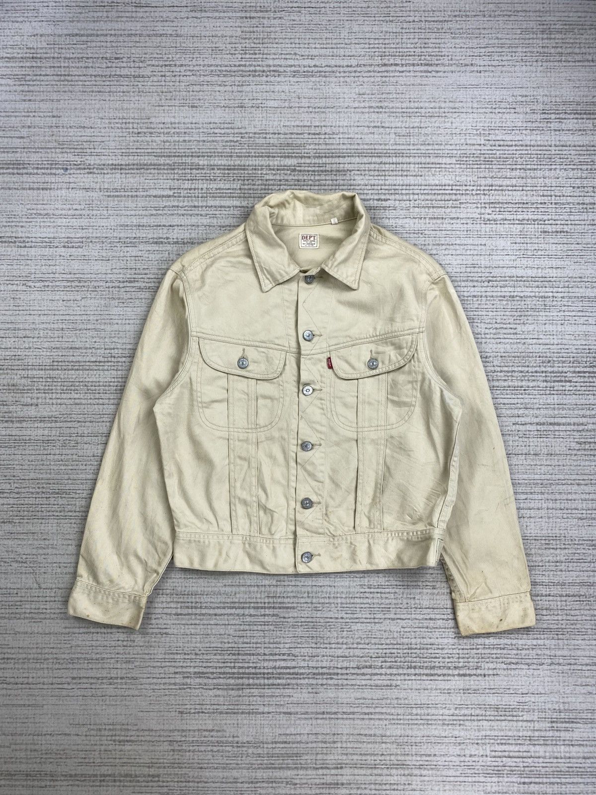 Japanese Brand × Vintage Vintage DEPT Japan Union Made Trucker Cotton Jacket Size US M / EU 48-50 / 2 - 1 Thumbnail