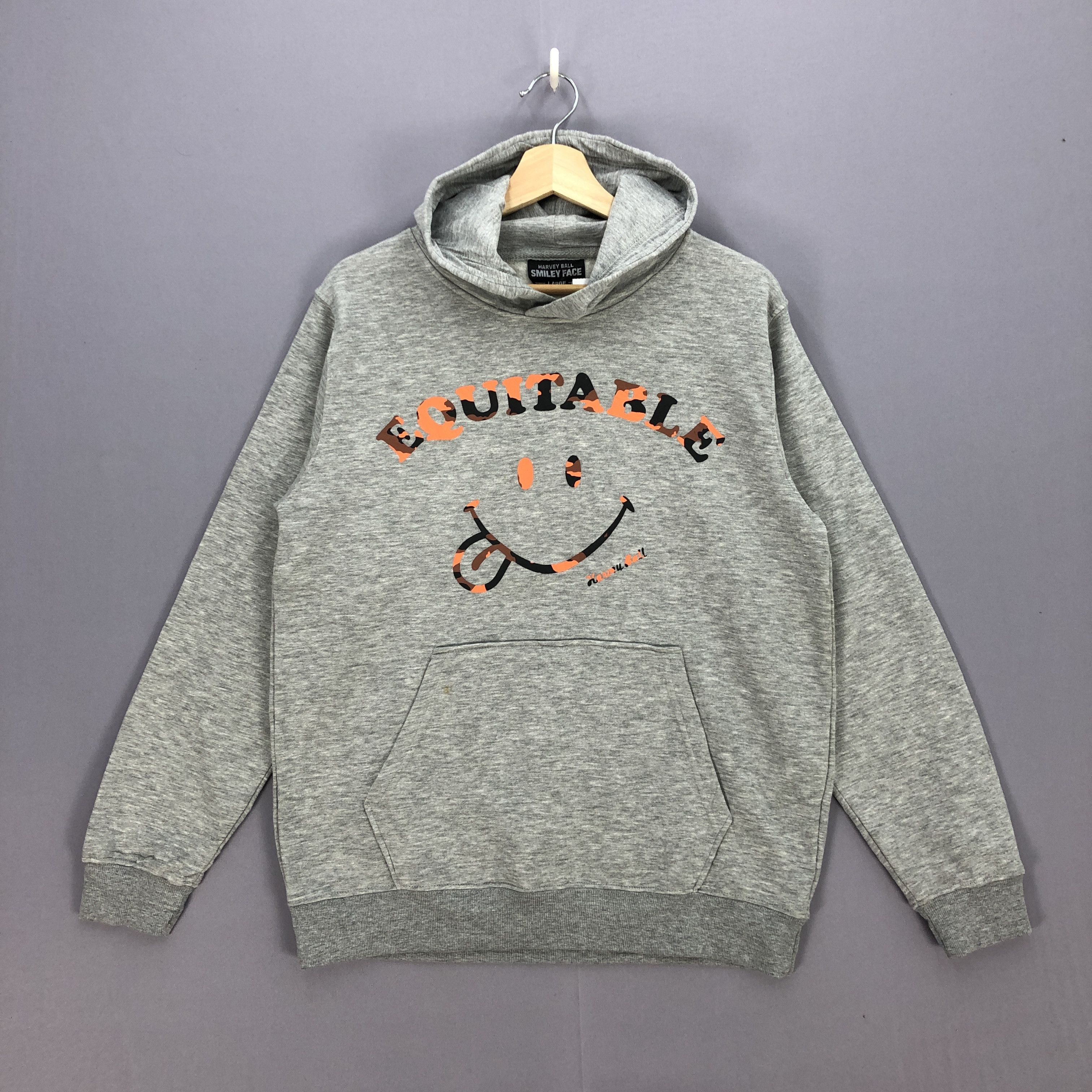 Smiley Face Sweatshirt Hoodie Japanese Kapital Camo Sweater