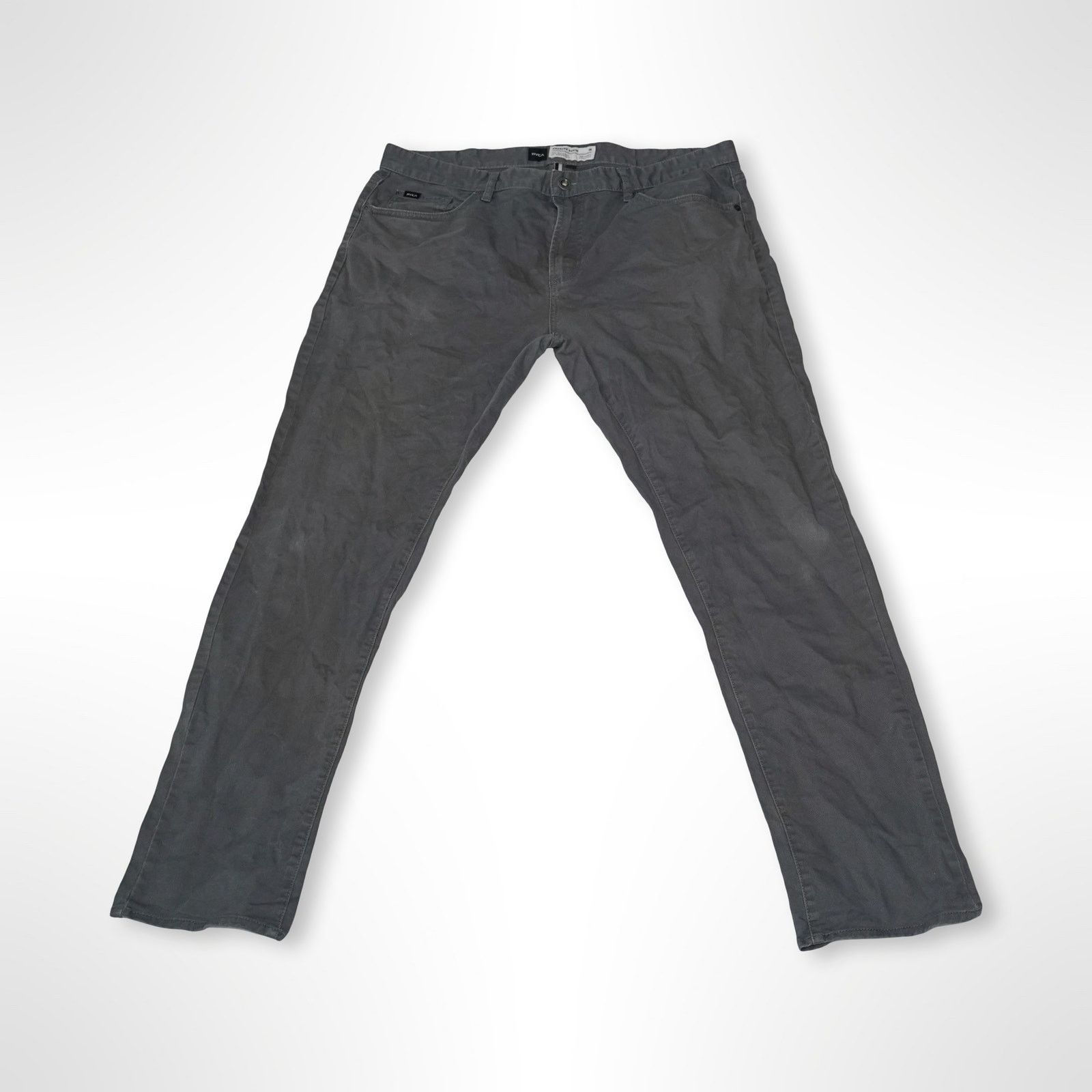 RVCA RVCA Daggers Denim Charcoal Grey Slim Straight Jeans Size US 38 / EU 54 - 1 Thumbnail