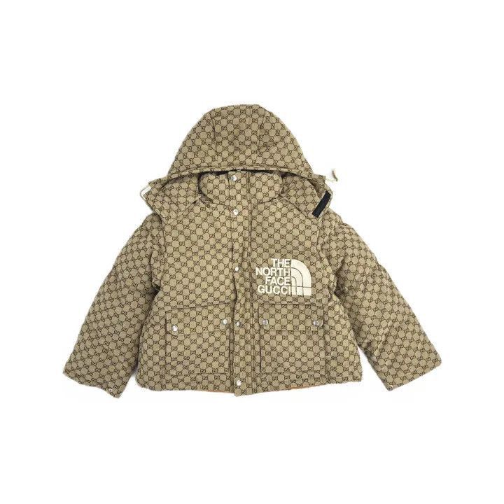 Gucci Gucci x North Face Brown Puffer Jacket for Women-2507 Size S / US 4 / IT 40 - 1 Thumbnail