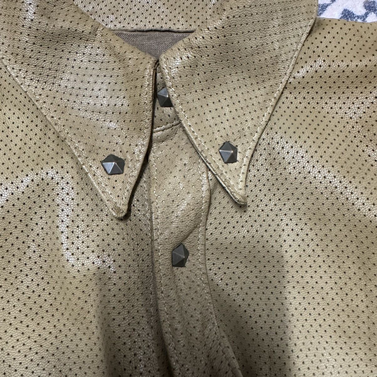 Isamu Katayama Backlash Isamu Katayama Backlash Perforated Leather Western Shirt Size US S / EU 44-46 / 1 - 9 Thumbnail