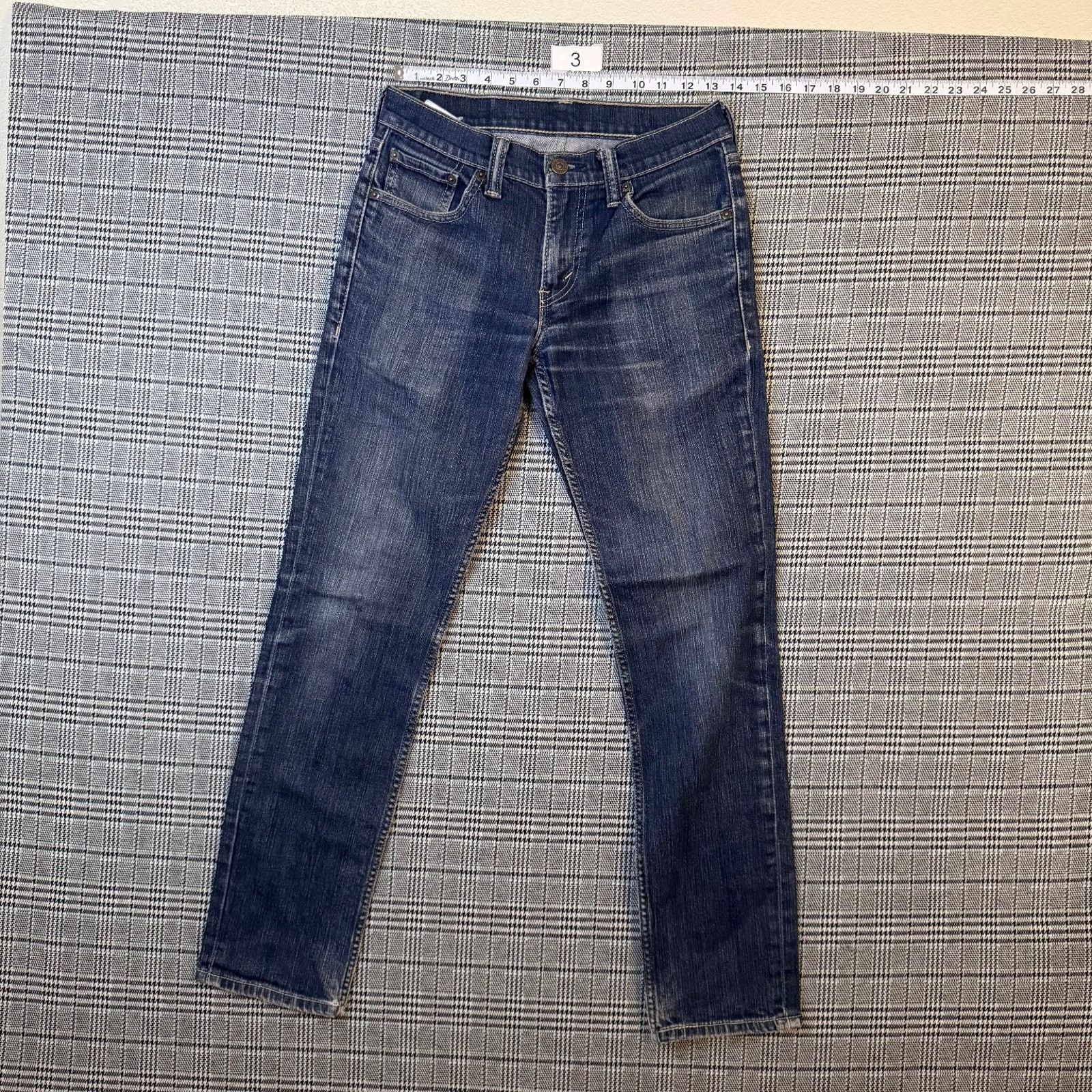 Levi's Levi's 511 Men's Jeans Dark Blue Denim Slim Stretch 29x32 Size US 29 - 3 Thumbnail