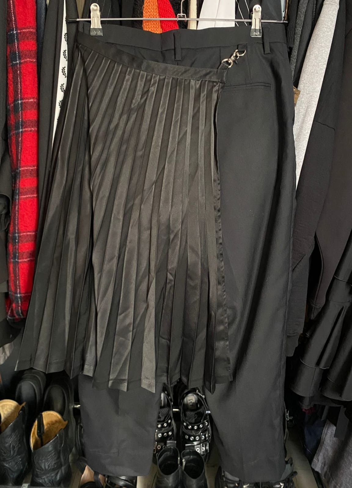 Comme des Garcons Noir kei Ninomiya Comme Des Garçons trouser pleated skirt Size US 38 / EU 54 - 2 Thumbnail