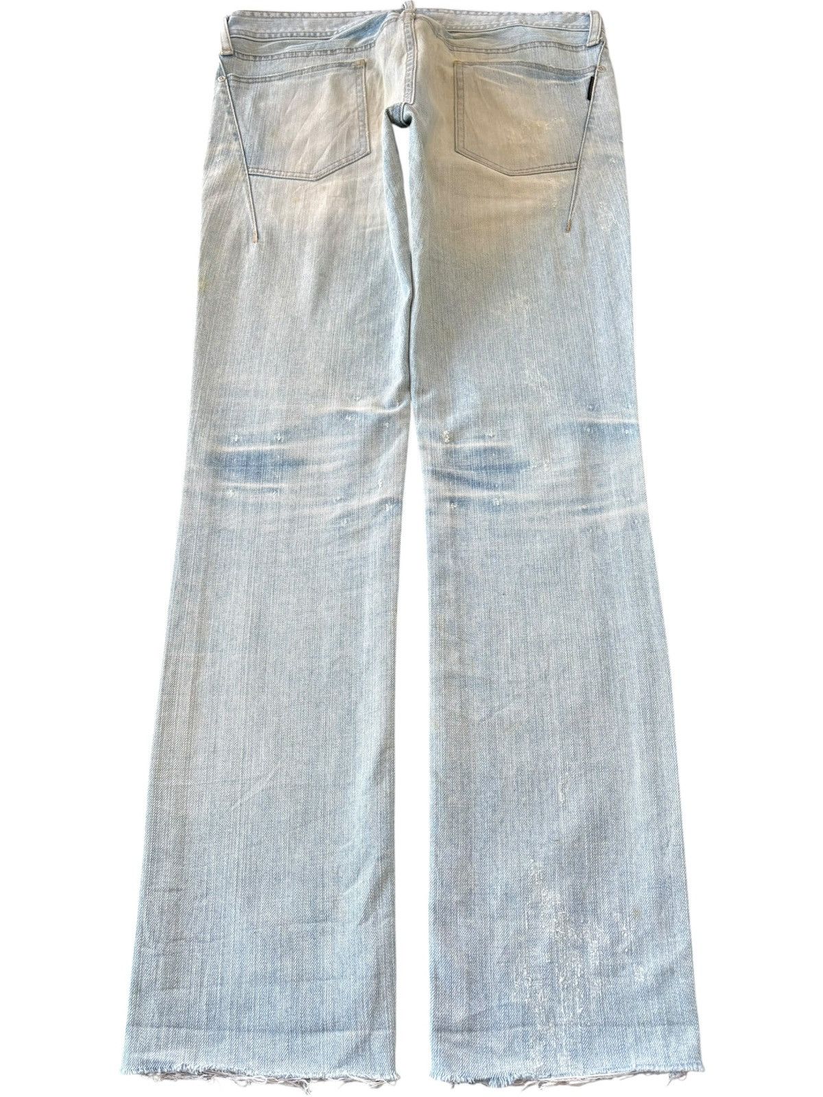Black Barrett Vintage Japanese Black Barrette Light Mud Wash Distres Jeans Size US 34 / EU 50 - 2 Thumbnail