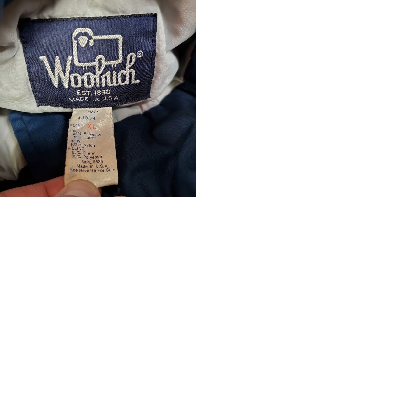 Vintage VINTAGE Woolrich Jacket Mens XL Blue Chore Barn Coat Made In USA 90s Woolrich Jacket Mens Blue 90s USA Chore Barn Coat XL Vintage Size US XL / EU 56 / 4 - 9 Thumbnail
