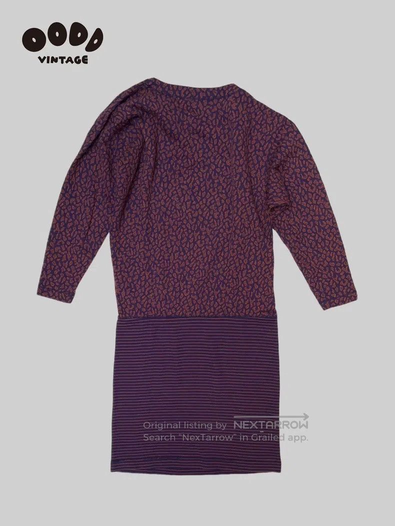 Issey Miyake Issey Miyake Abstract pattern draped knit dress Size S / US 4 / IT 40 - 4 Thumbnail