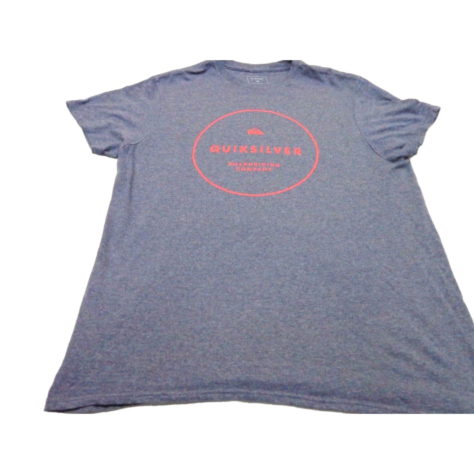 Quiksilver Quiksilver Boardriding Company Heather Blue T Shirt Medium Premium Fit Mens Regular Crew Neck Short Sleeve Cotton Blend Heathered Surf Logo Vintage No Size US M / EU 48-50 / 2 - 1 Thumbnail