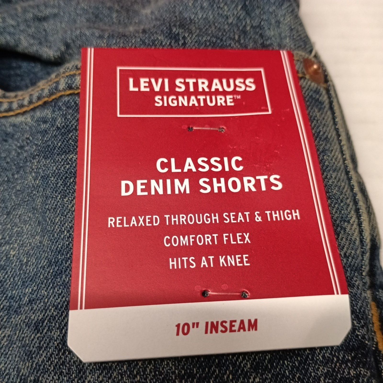 Levi's Levi Strauss Shorts Men's 40 Blue Classic Comfort Relaxed Size US 40 / EU 56 - 2 Thumbnail