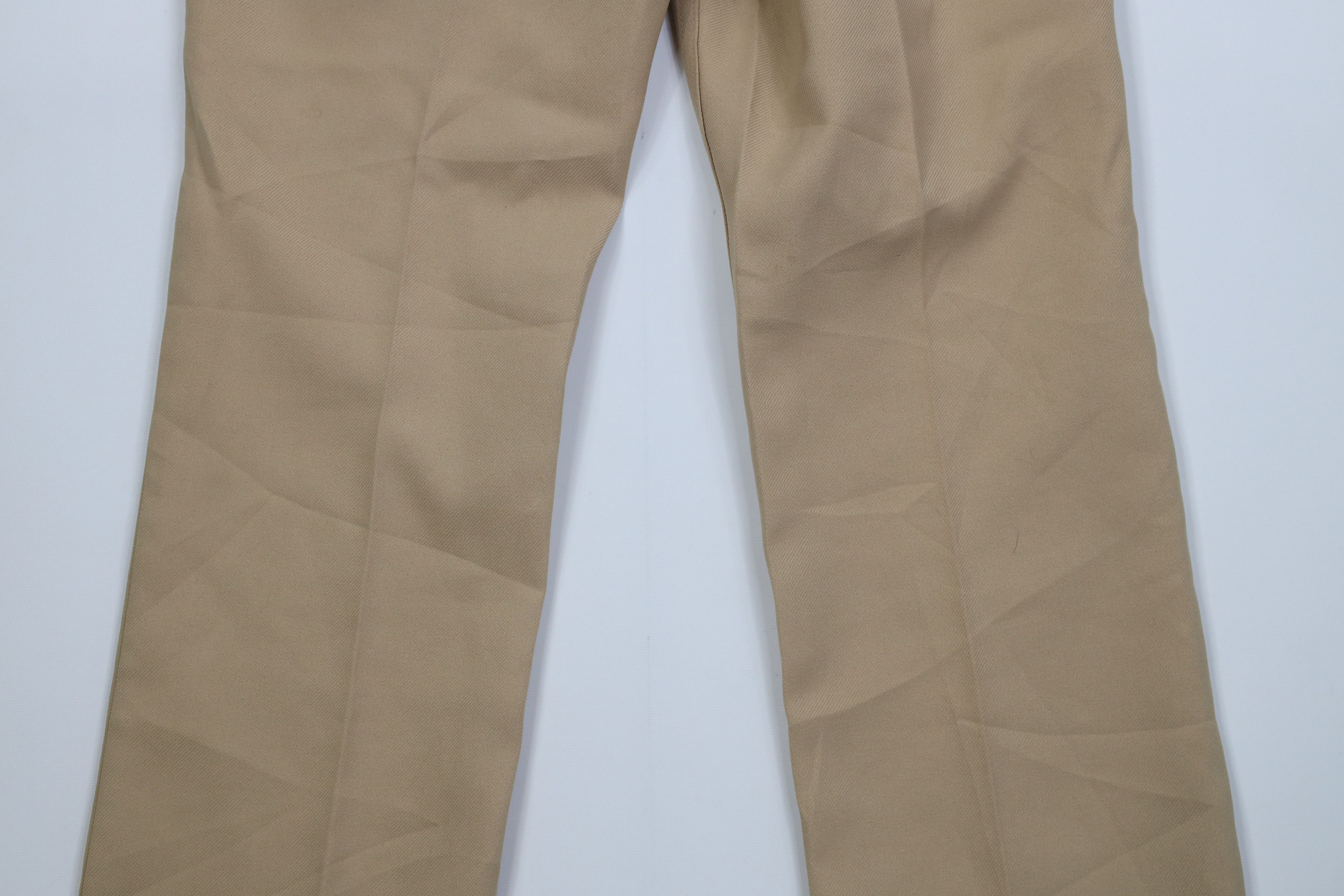 Levi's Vintage 70s Levis Knit Flared Wide Leg Chino Pants Wheat USA Size US 32 / EU 48 - 14 Thumbnail