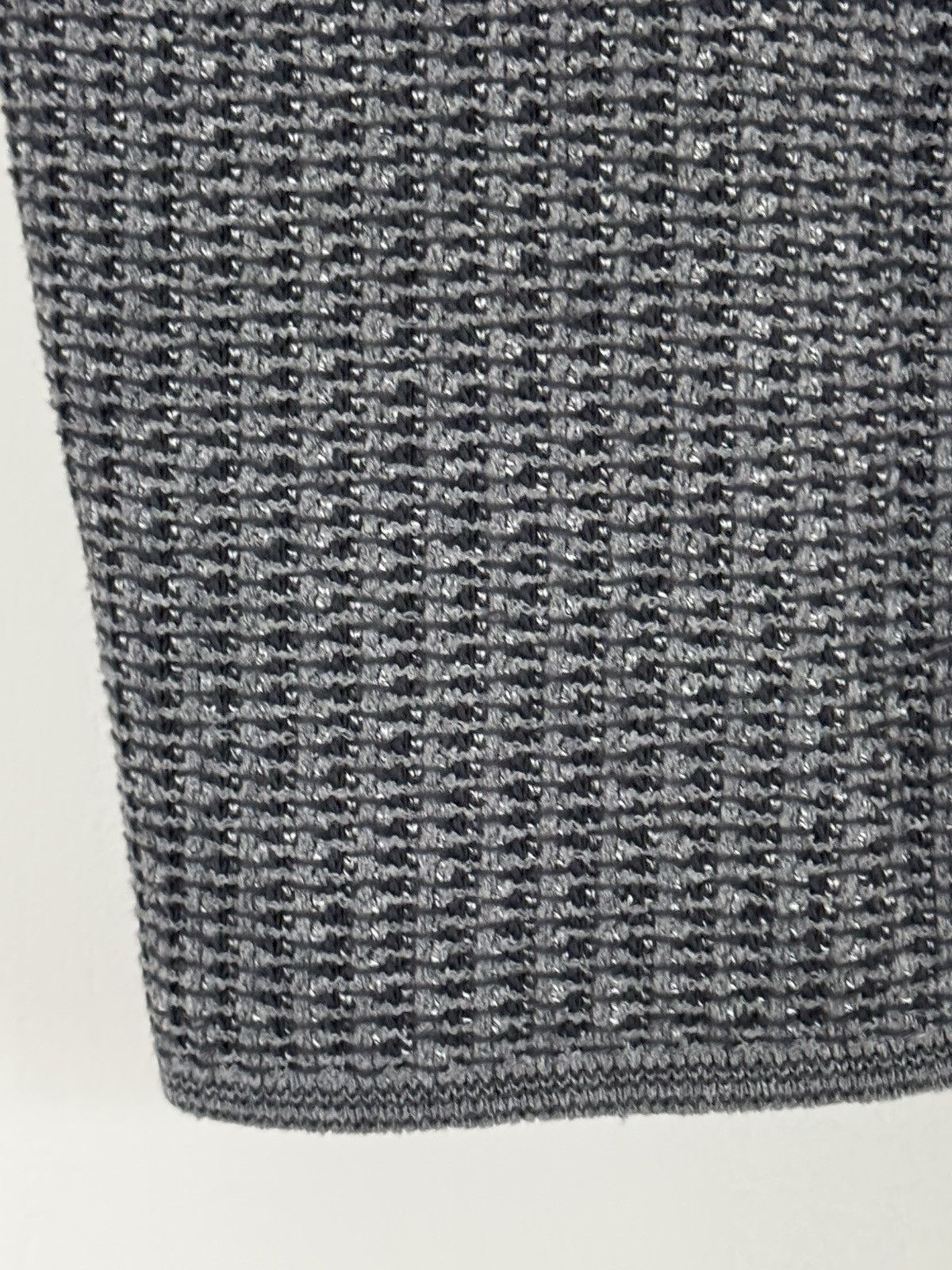 Ermenegildo Zegna Vintage Zegna knit vest in gray weave sz 54 Size US L / EU 52-54 / 3 - 4 Thumbnail