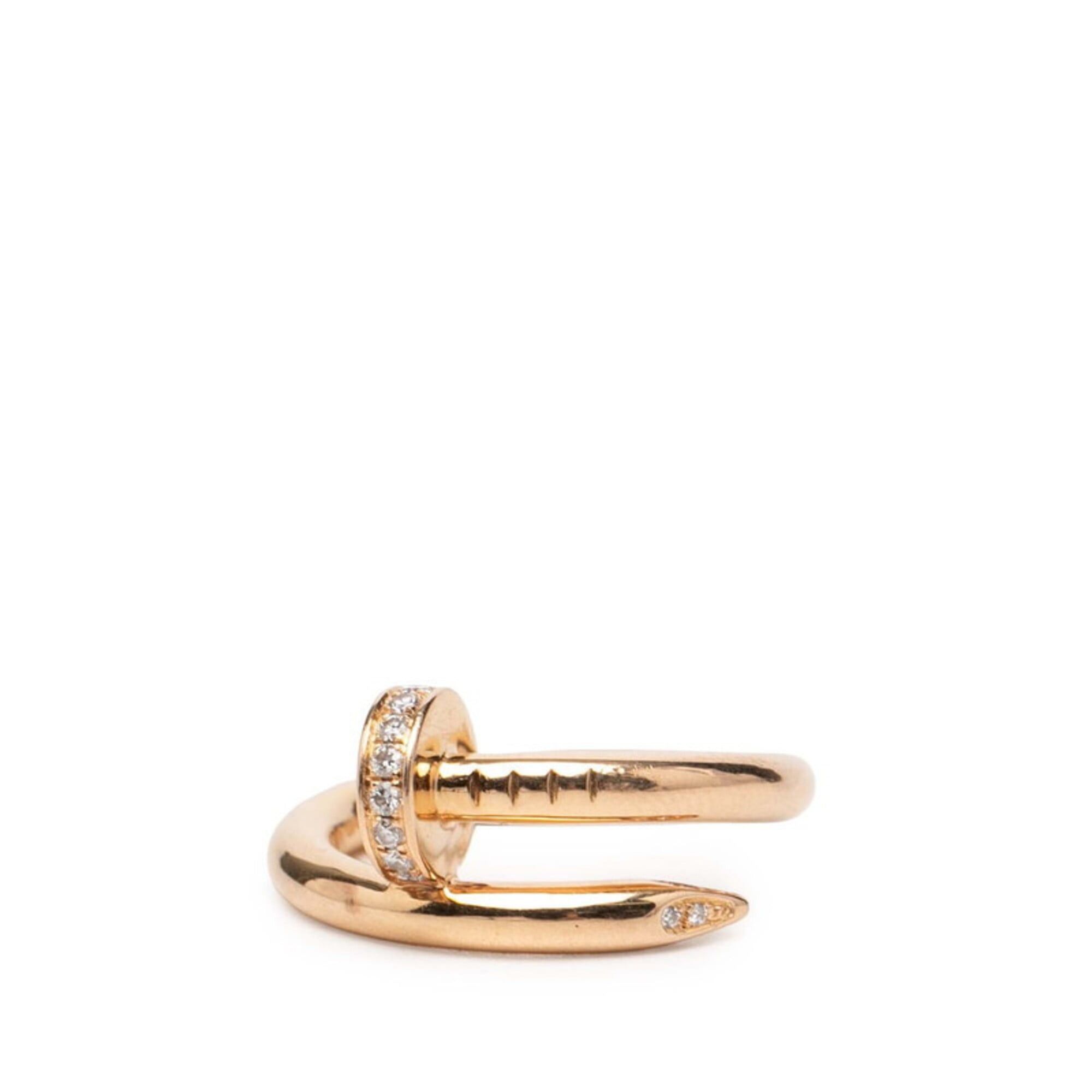 Cartier Cartier Juste un Clou Ring, Size #49, 18KPG Pink Gold, Diamond, Women's, CARTIER Size ONE SIZE - 1 Thumbnail