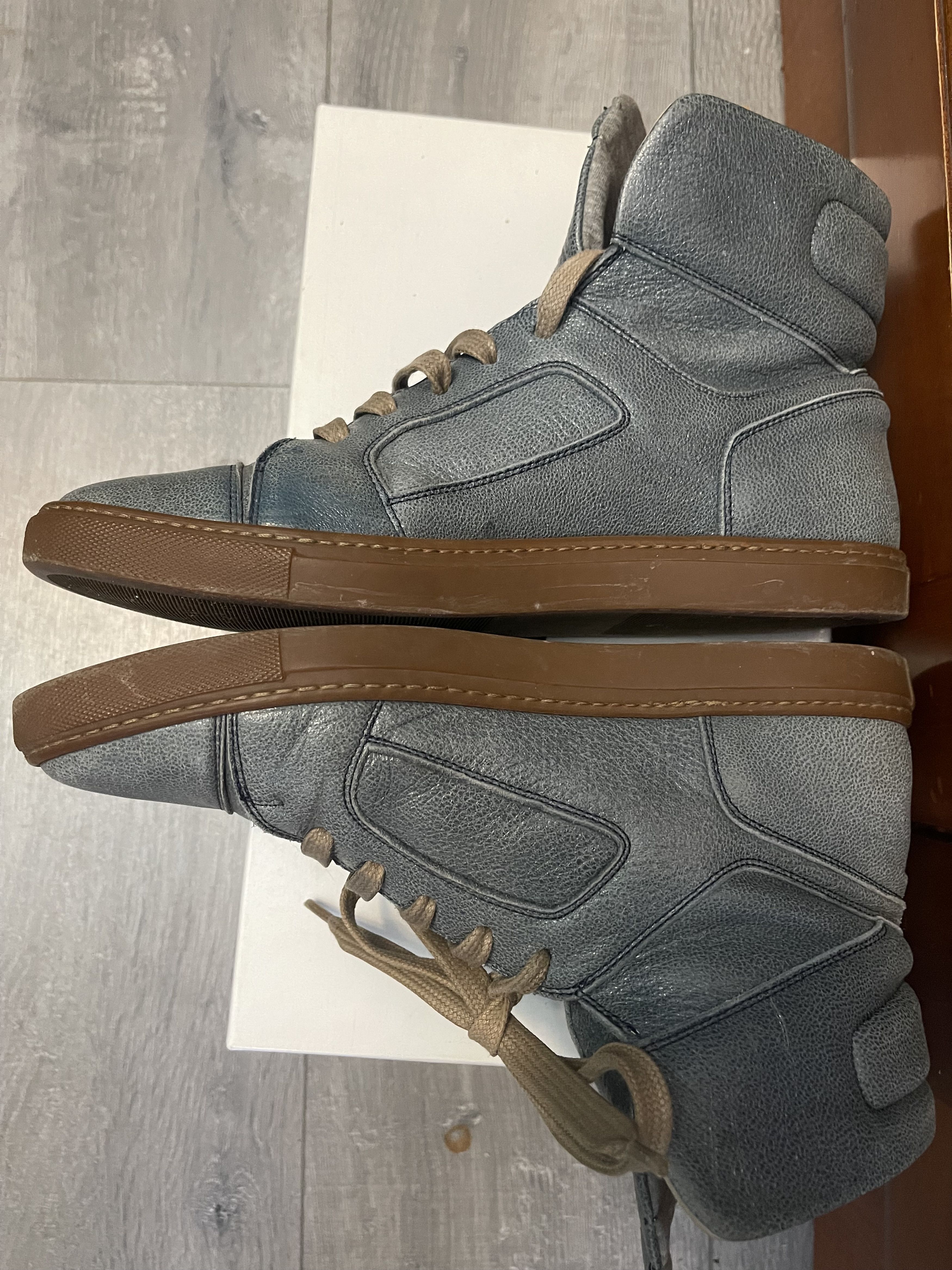 Brunello Cucinelli Brunello Cucinelli hi-tops leather shoes Size US 6.5 / EU 39-40 - 9 Thumbnail