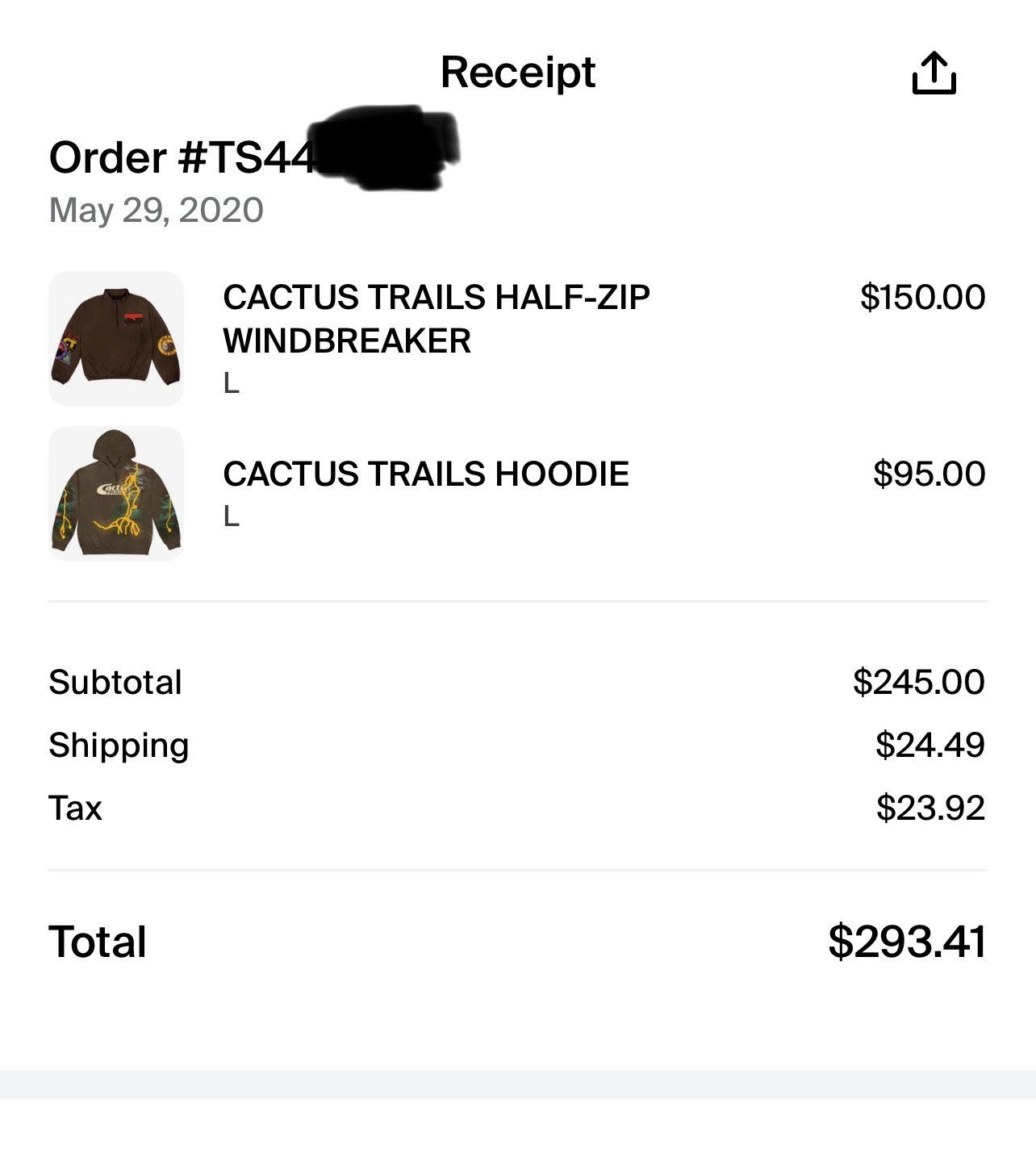 Travis Scott Travis Scott Cactus Trails Half-Zip Windbreaker Brown Large Size US L / EU 52-54 / 3 - 7 Thumbnail