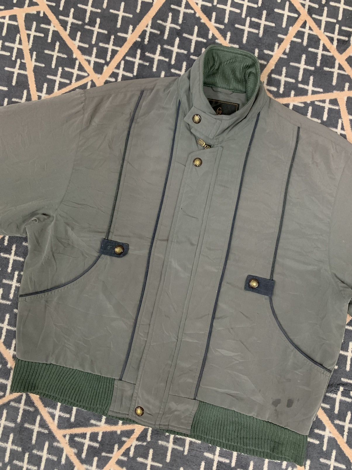 Vintage LAST DROP#Gianni Valentino Italy Bomber Jacket Size US M / EU 48-50 / 2 - 10 Thumbnail