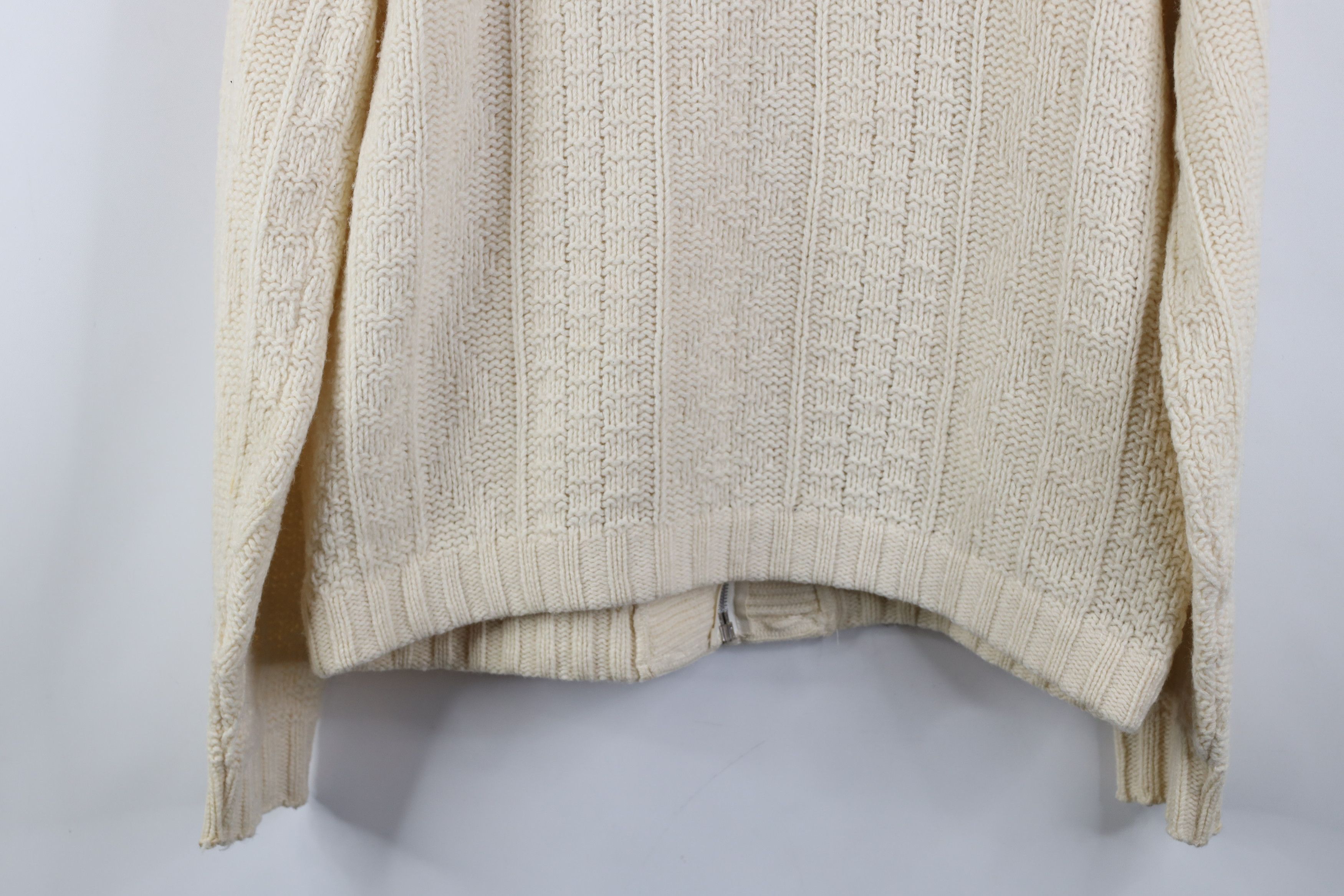 Vintage Vintage 50s Rockabilly Full Zip Shawl Cardigan Sweater USA Size US XXL / EU 58 / 5 - 12 Thumbnail